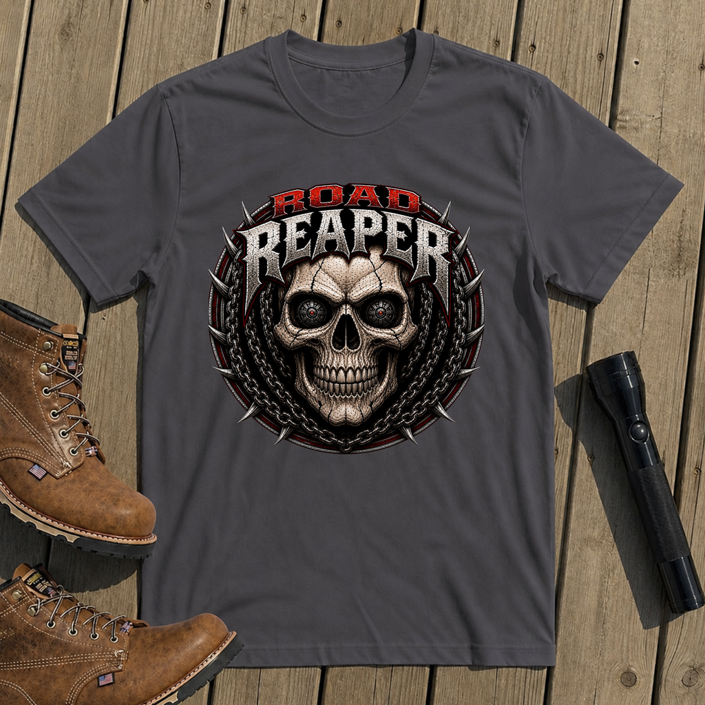 Road Reaper Skull T-Shirt