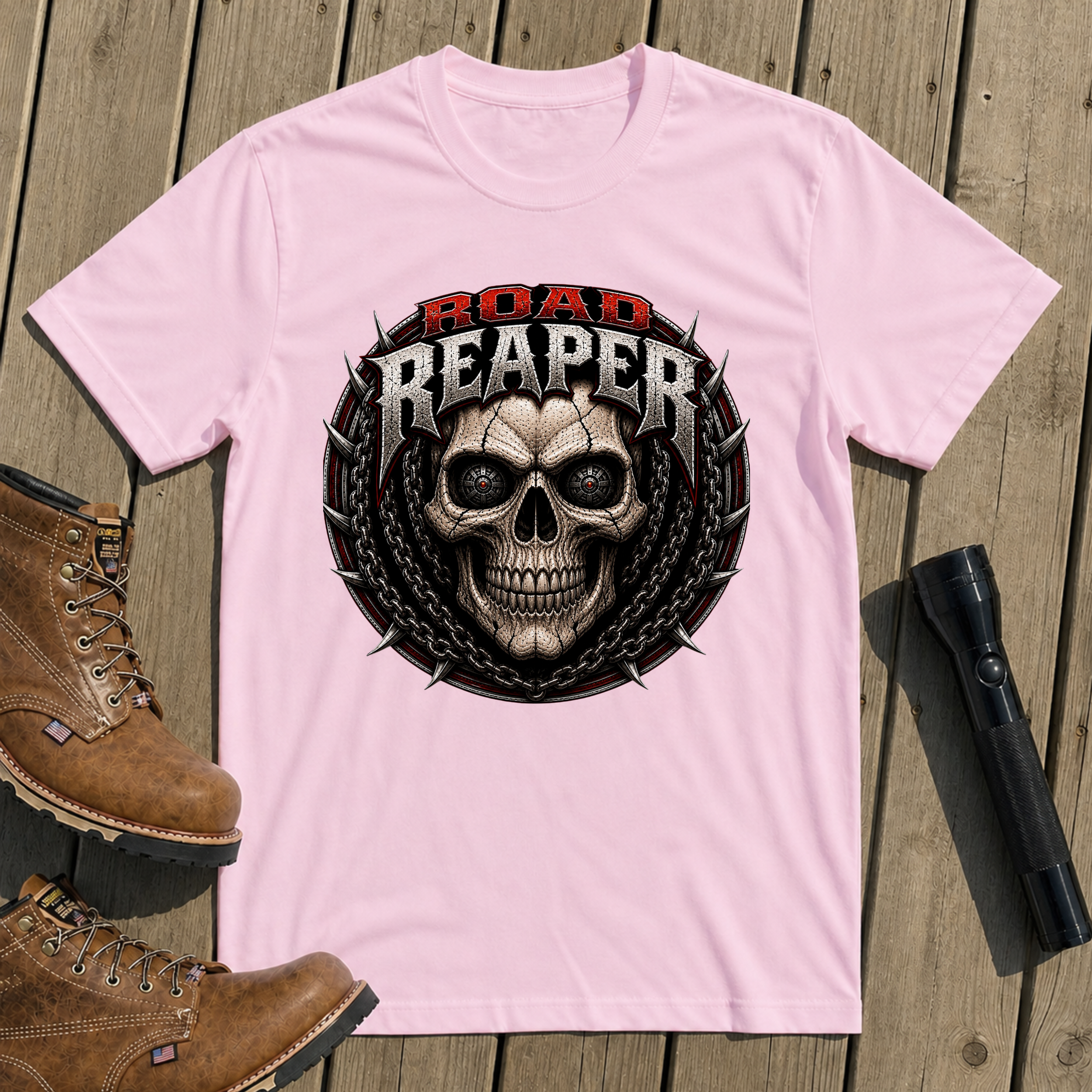Road Reaper Skull T-Shirt