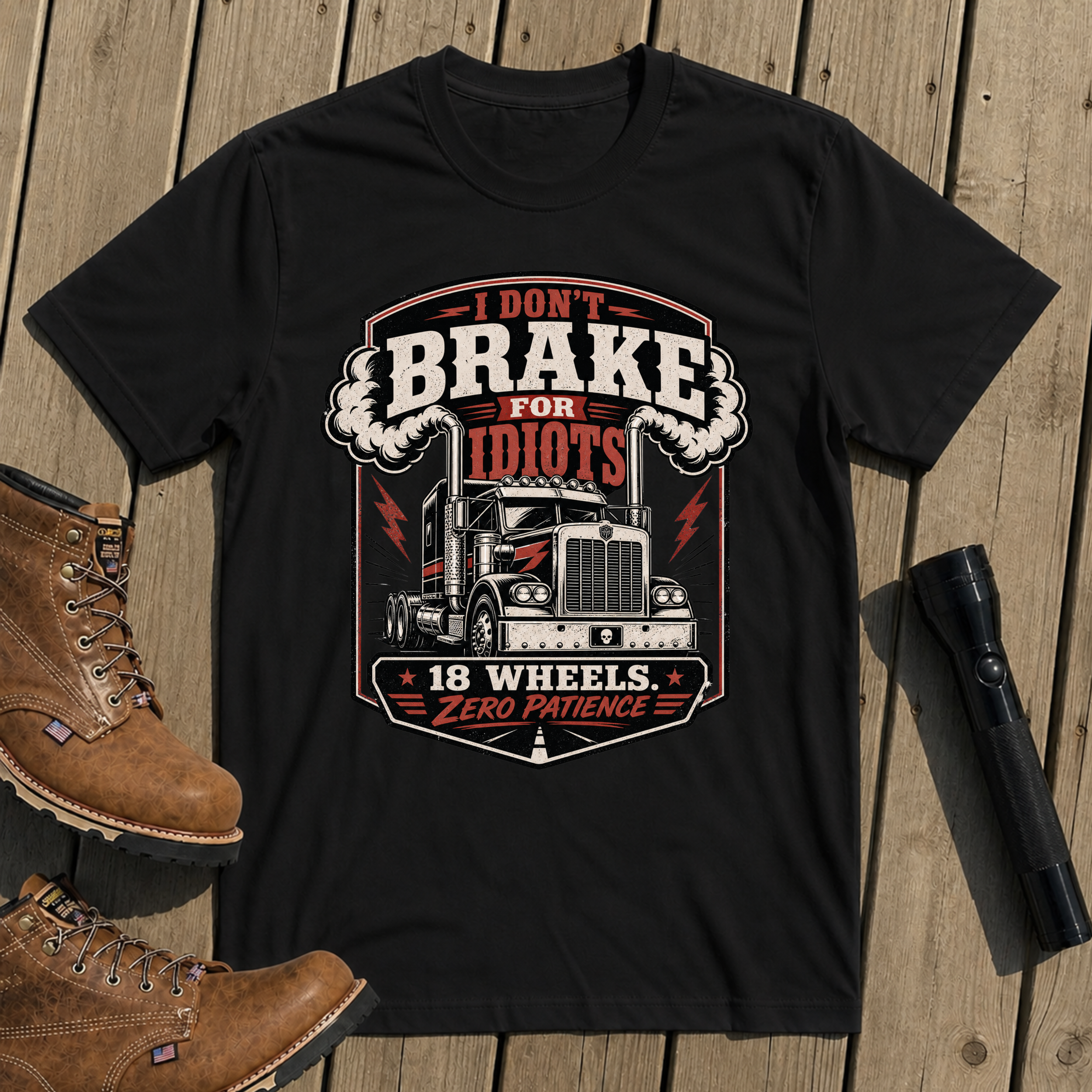 Zero Patience Trucker T-Shirt