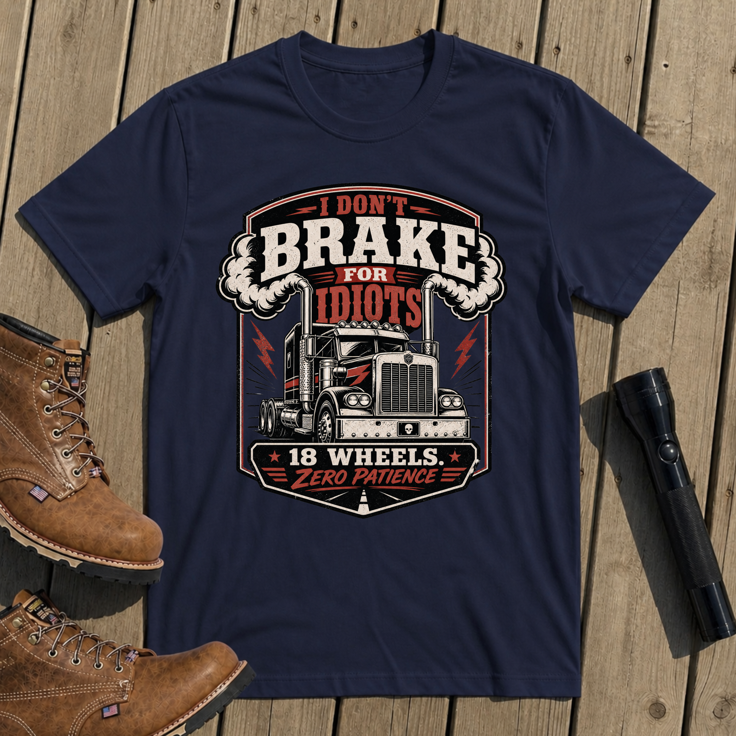 Zero Patience Trucker T-Shirt