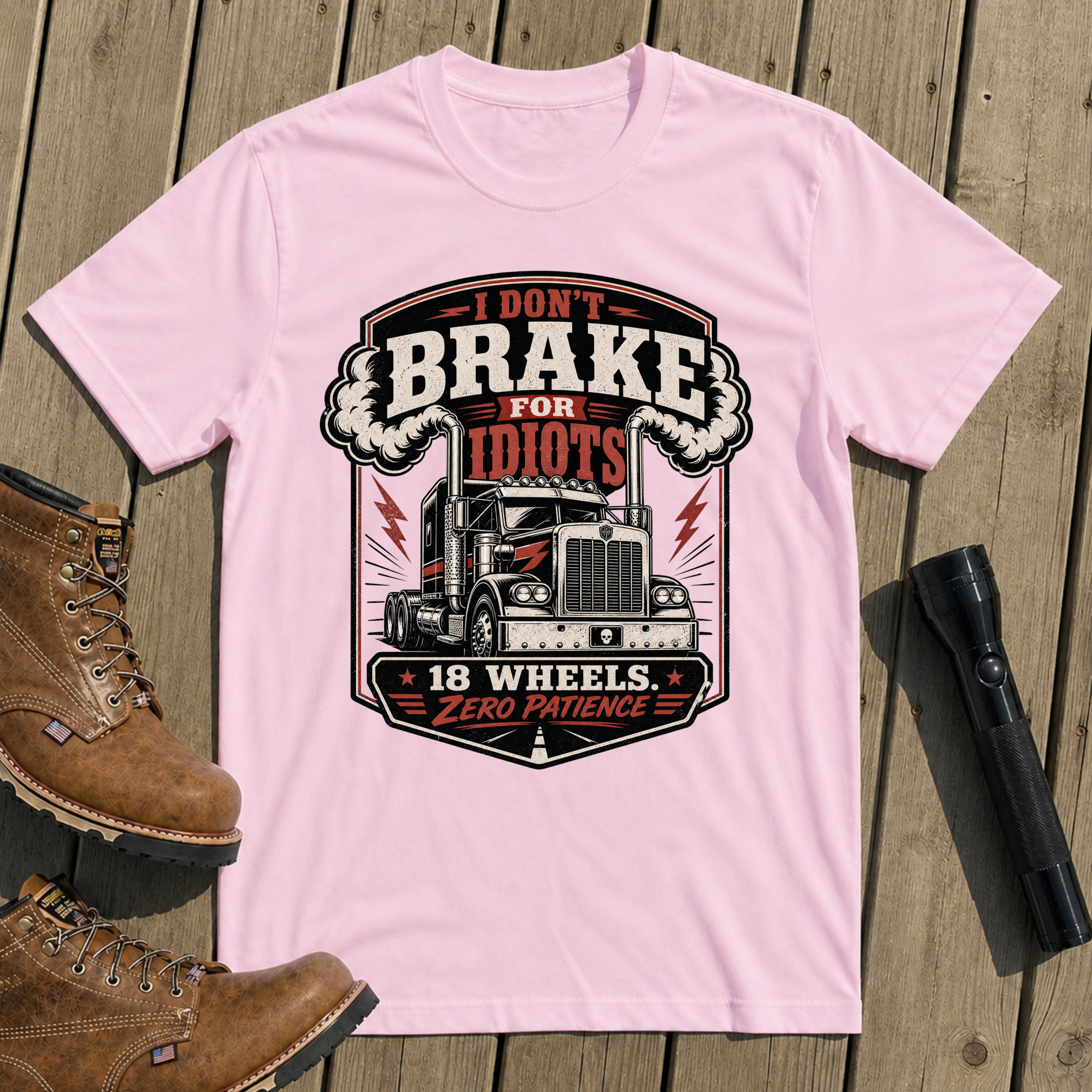Zero Patience Trucker T-Shirt