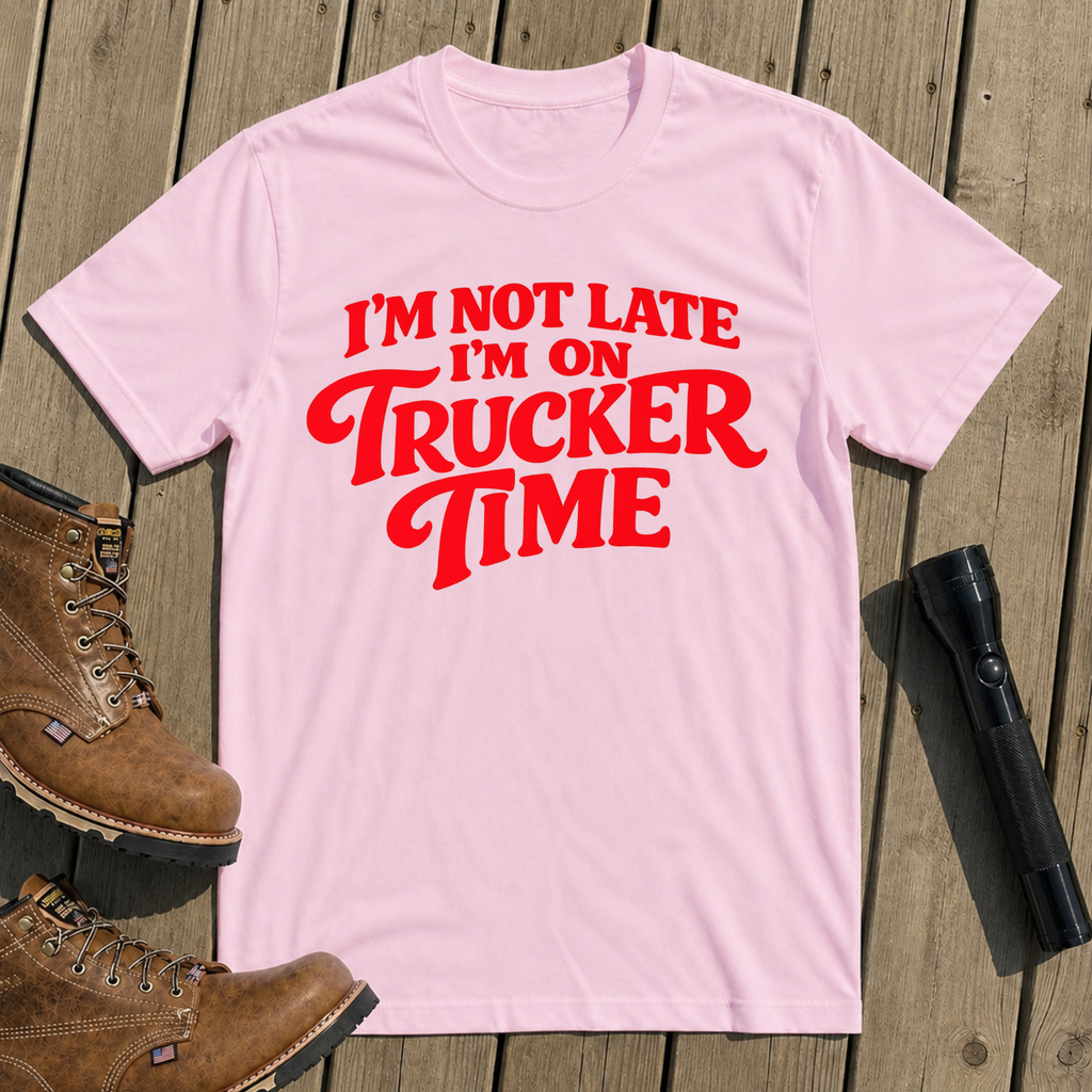 Trucker Time Humor T-Shirt