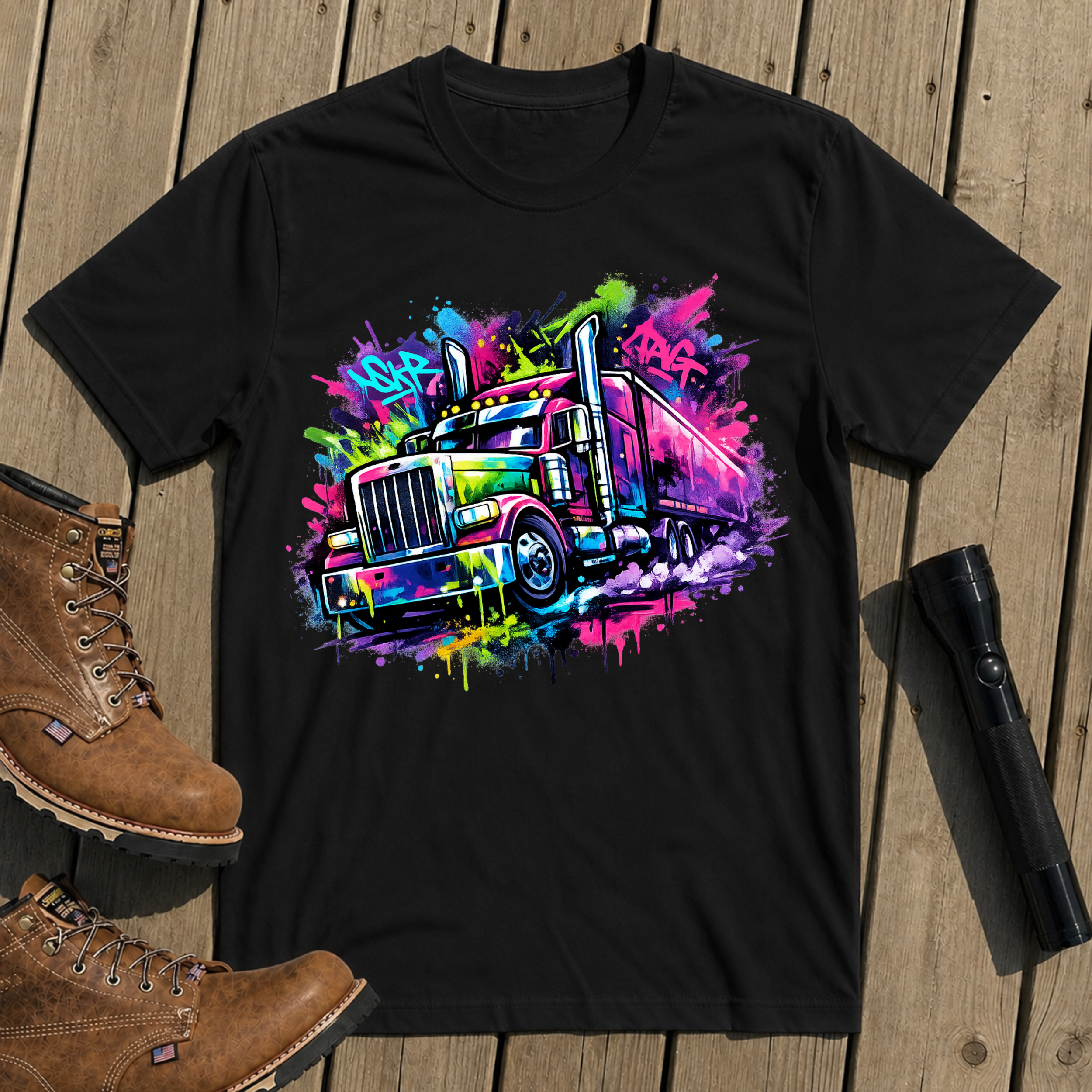 Graffiti Diesel Hauler T-Shirt