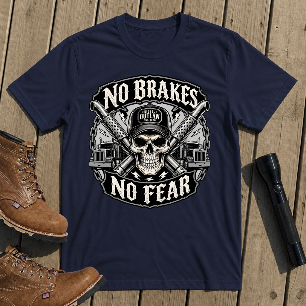 No Brakes No Fear T-Shirt