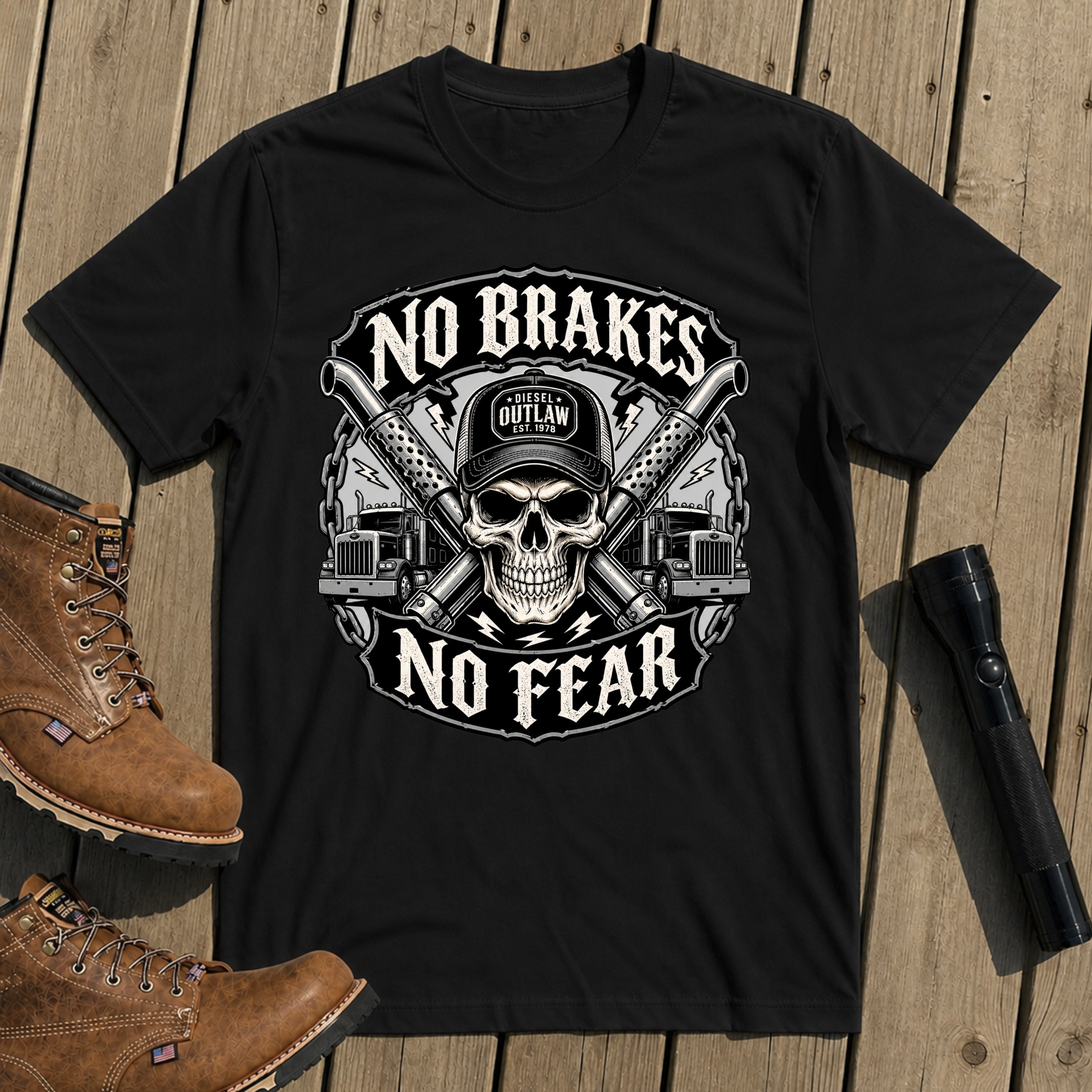 No Brakes No Fear T-Shirt