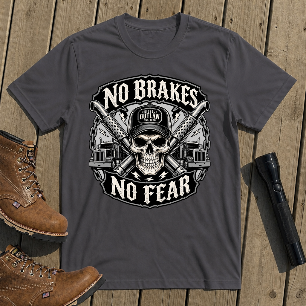 No Brakes No Fear T-Shirt