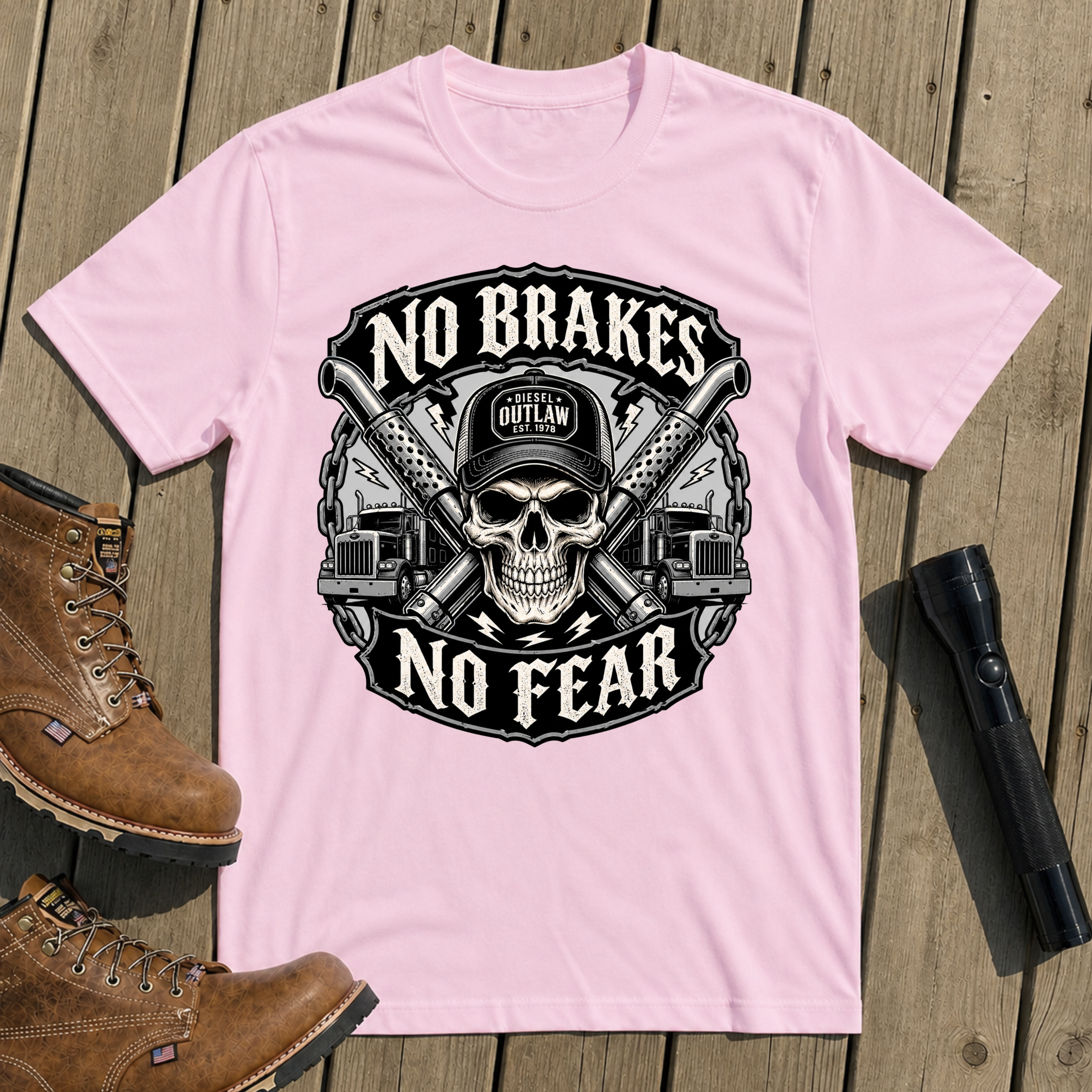 No Brakes No Fear T-Shirt