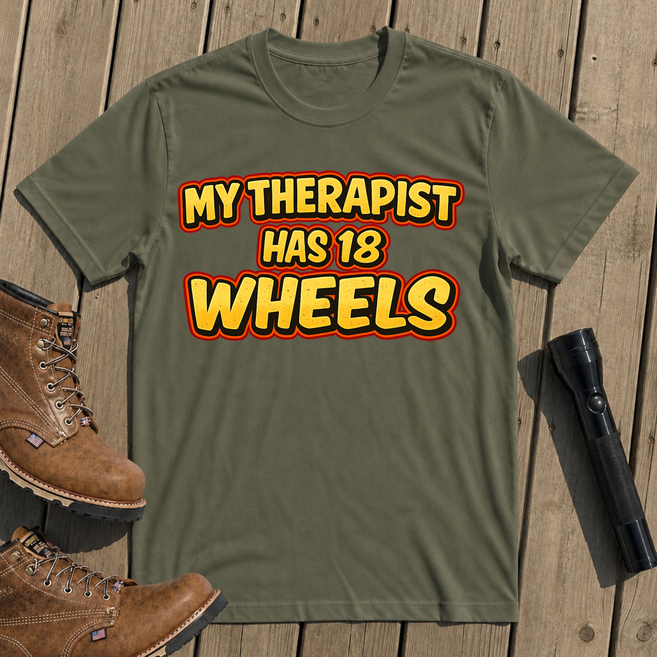 Eighteen Wheels Therapy T-Shirt