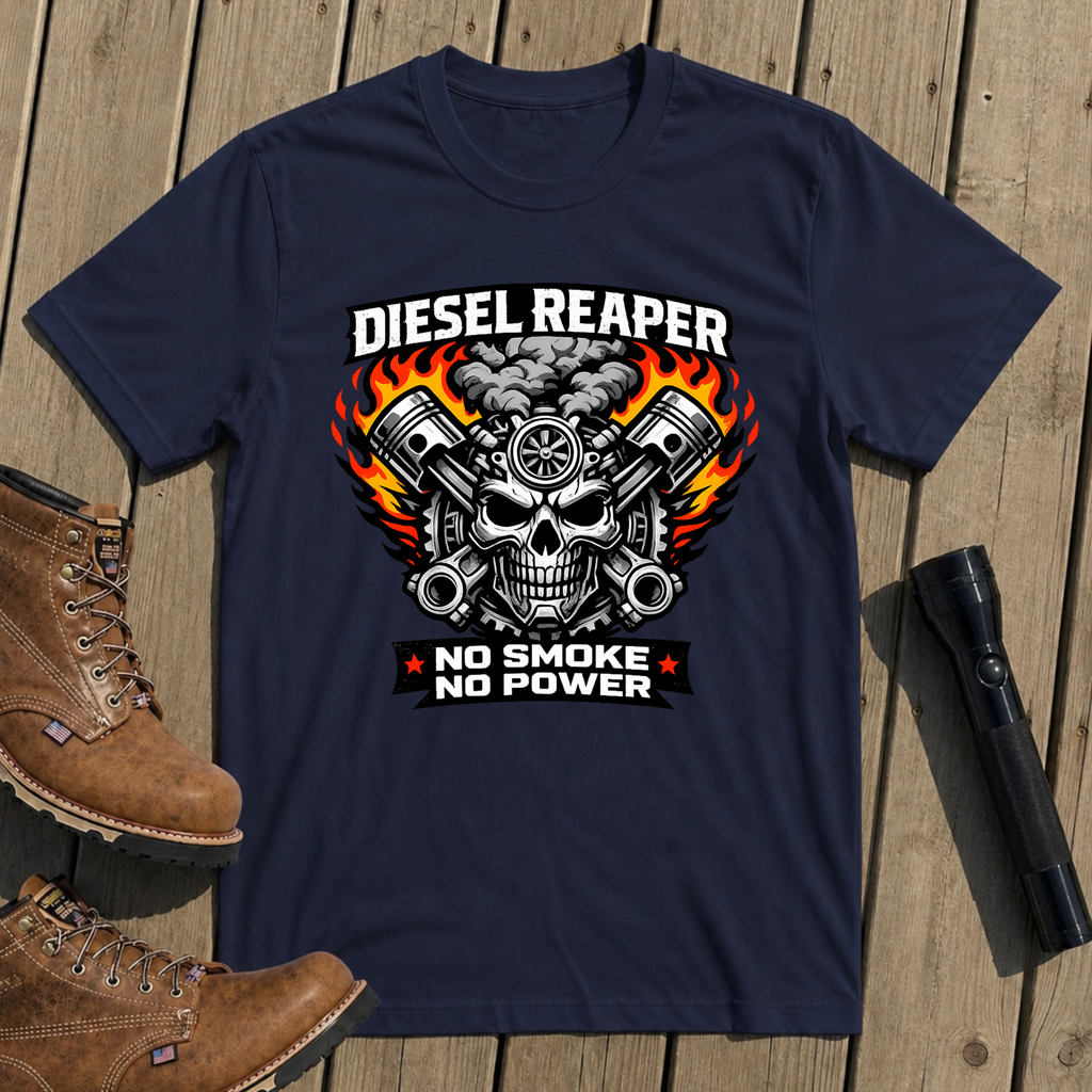 Flaming Diesel Reaper T-Shirt