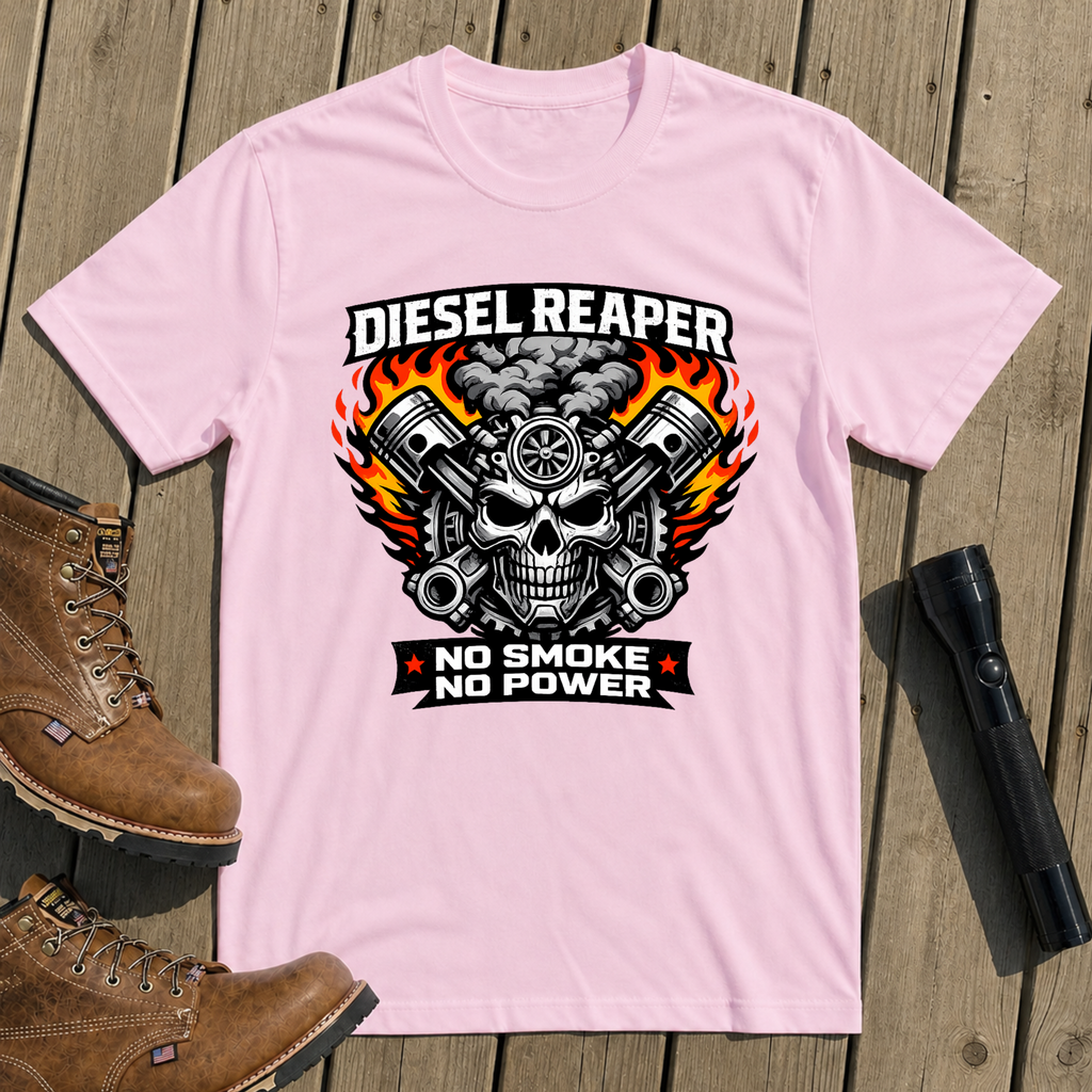 Flaming Diesel Reaper T-Shirt