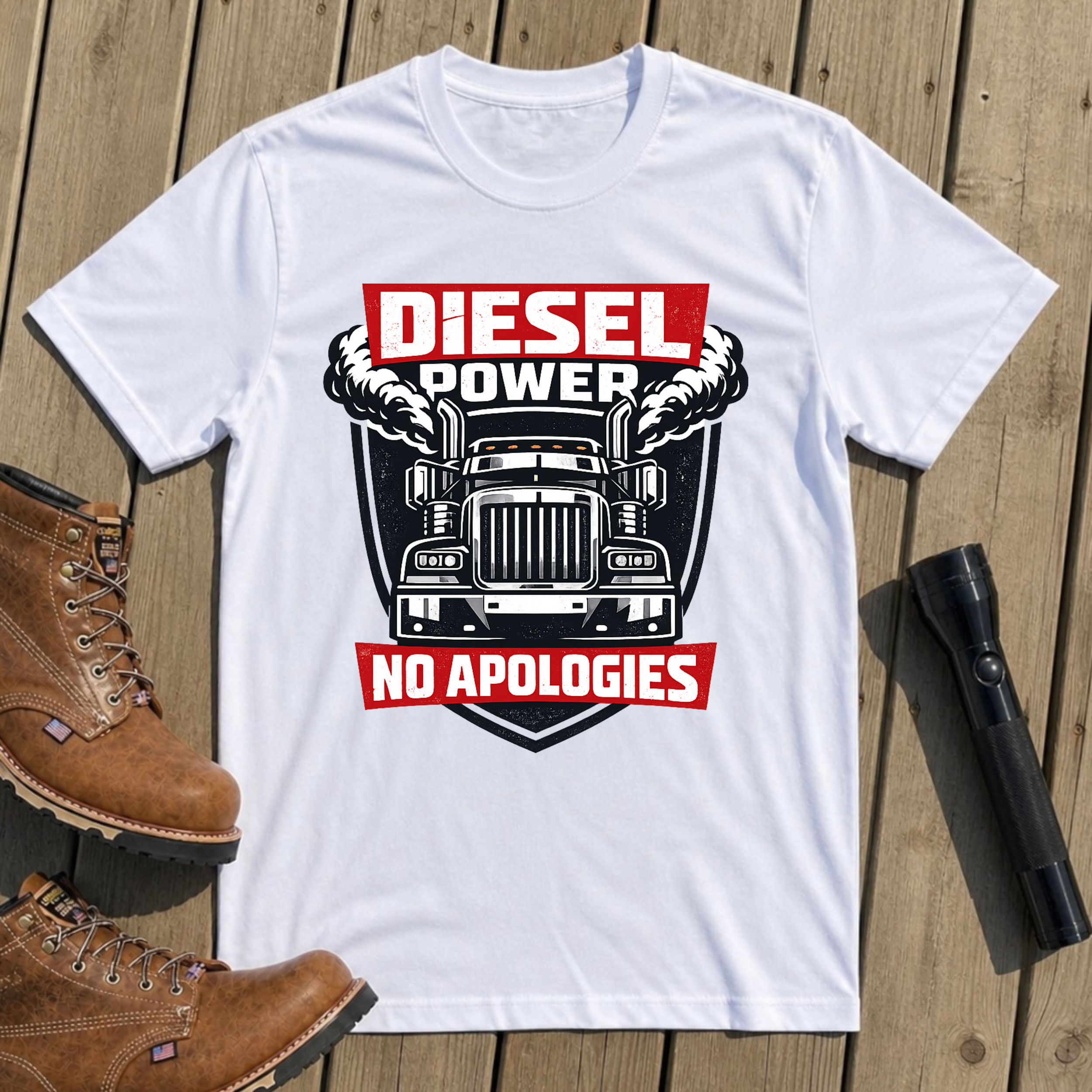 Diesel Power No Apologies T-Shirt