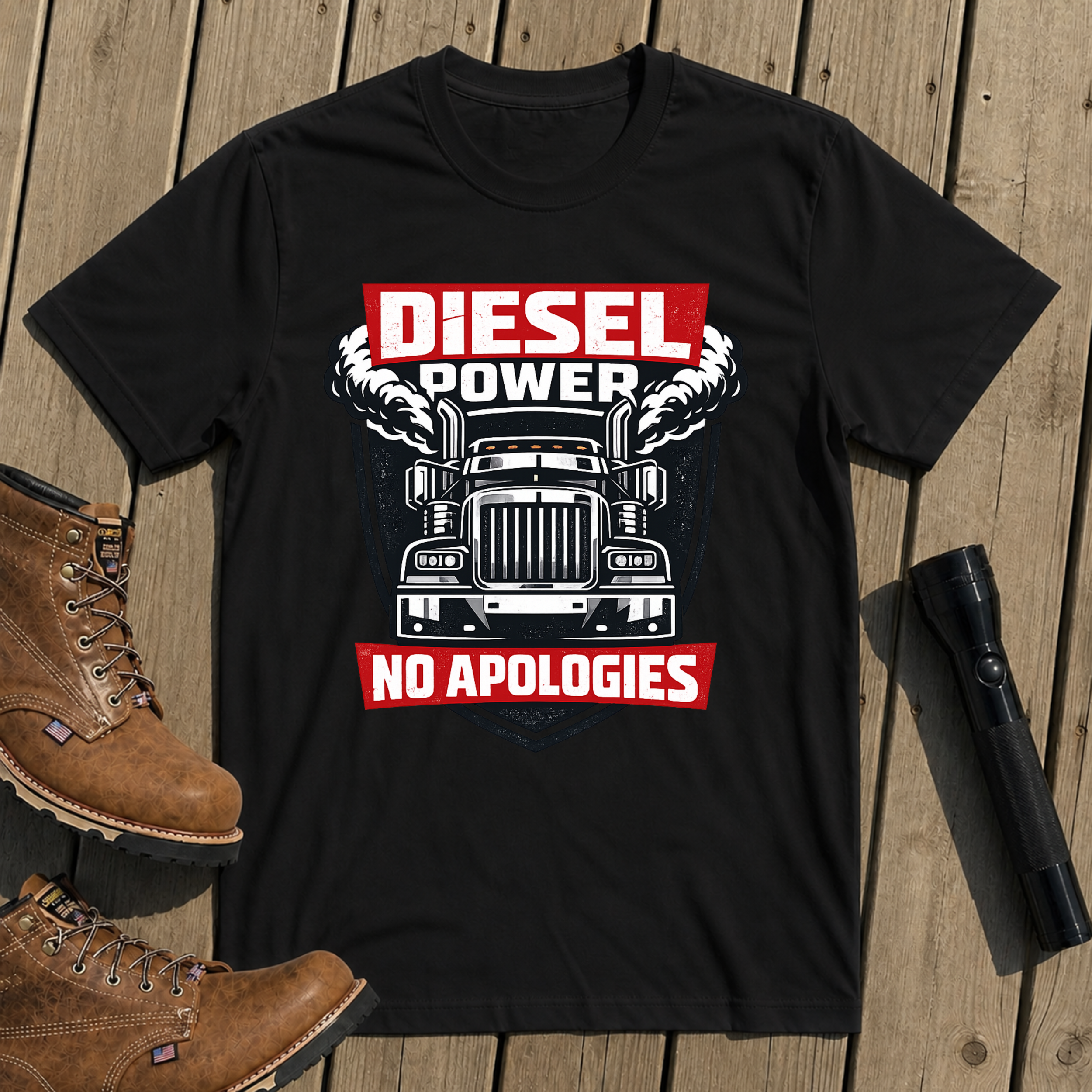 Diesel Power No Apologies T-Shirt