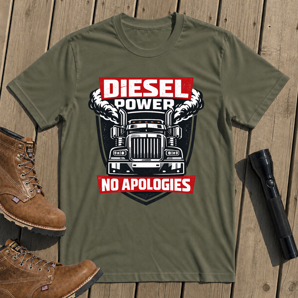 Diesel Power No Apologies T-Shirt