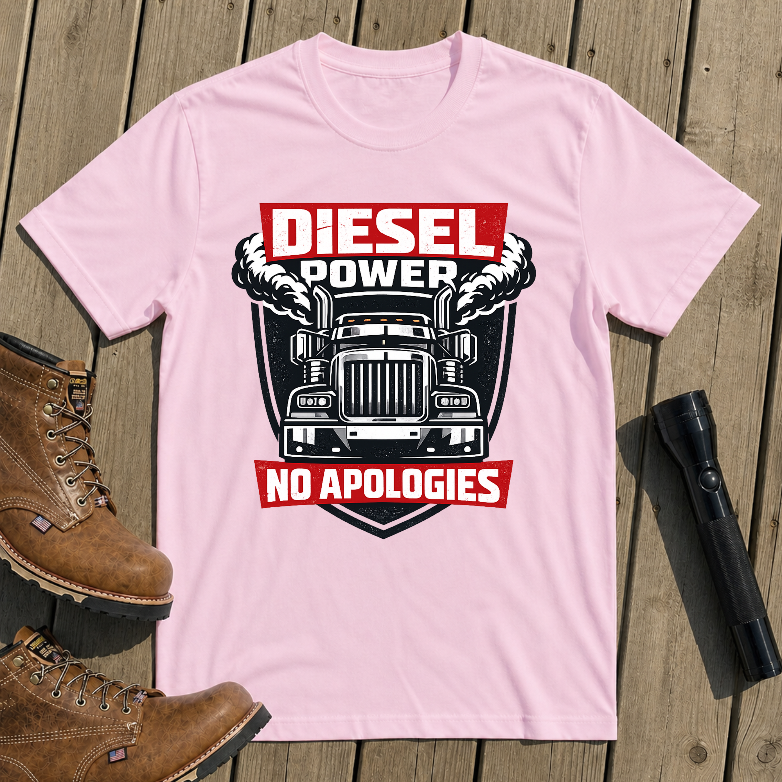 Diesel Power No Apologies T-Shirt