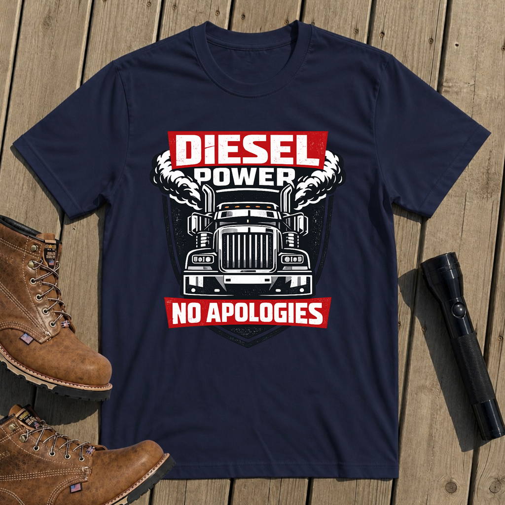 Diesel Power No Apologies T-Shirt