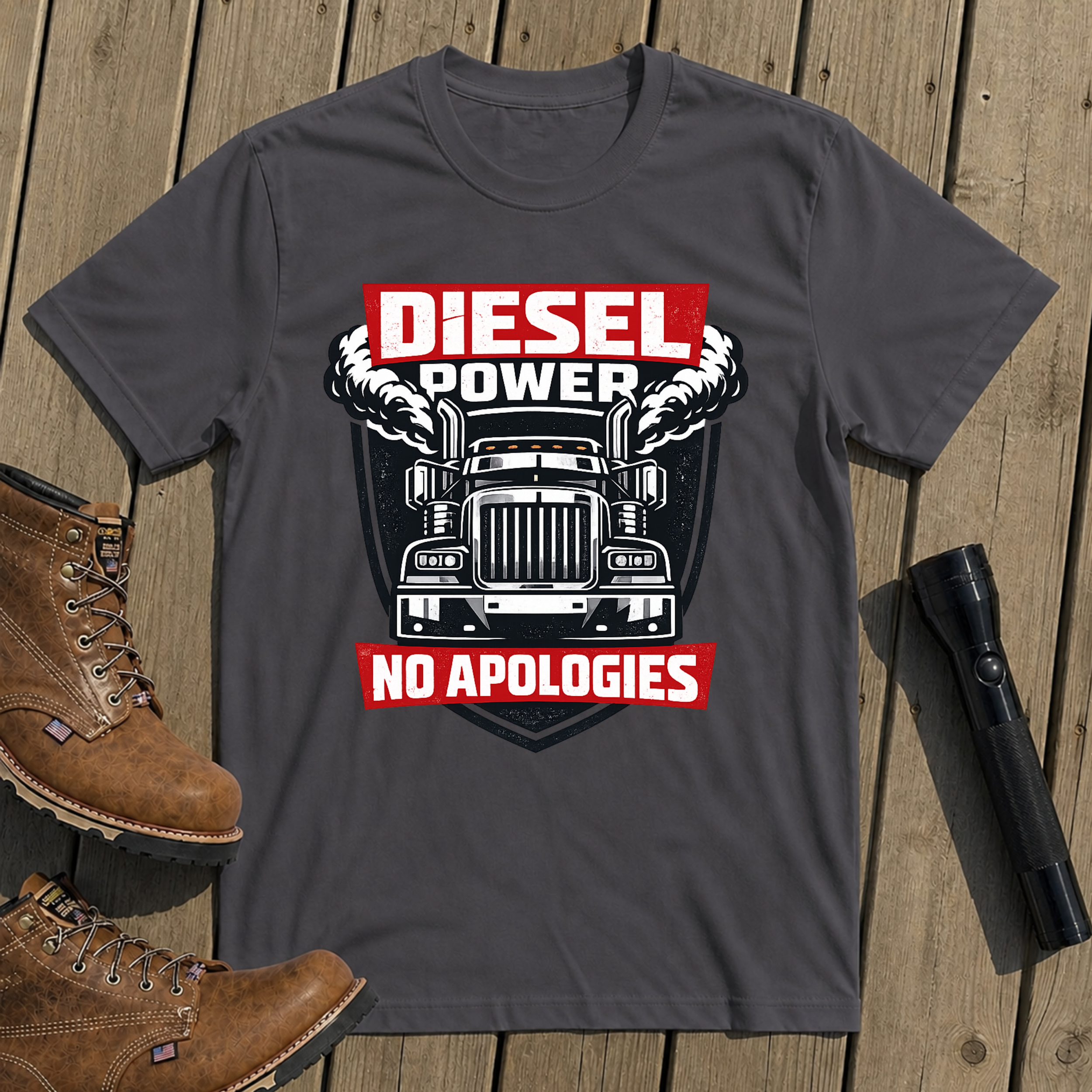 Diesel Power No Apologies T-Shirt