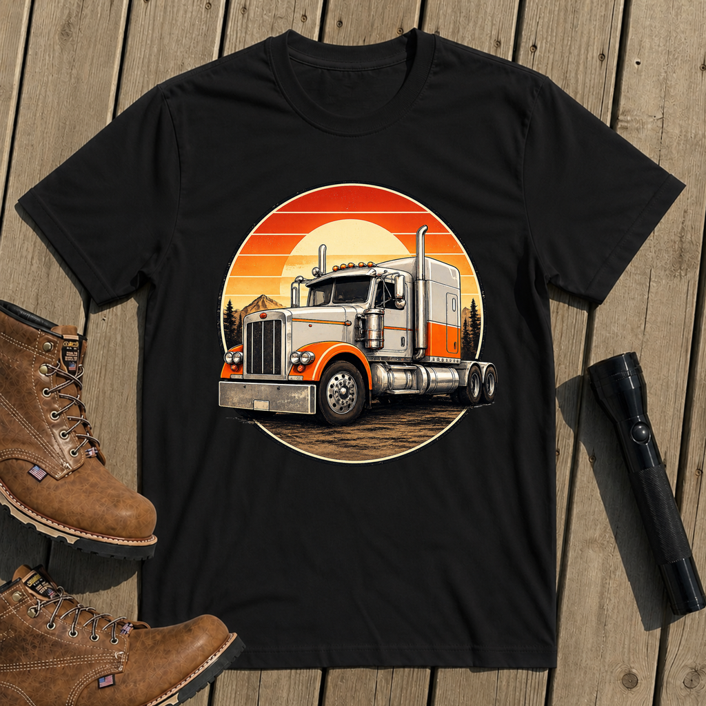 Sunset Rig Circle T-Shirt