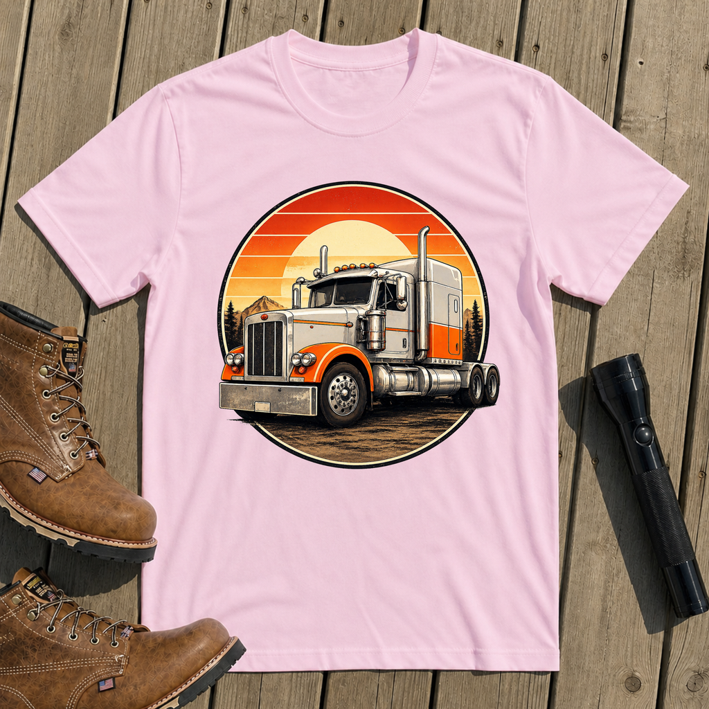 Sunset Rig Circle T-Shirt