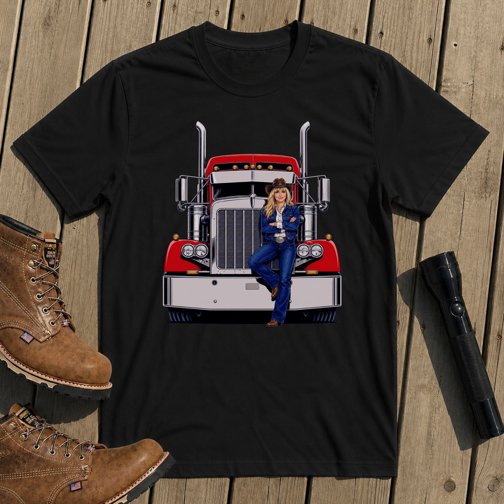 Red Rig Portrait T-Shirt