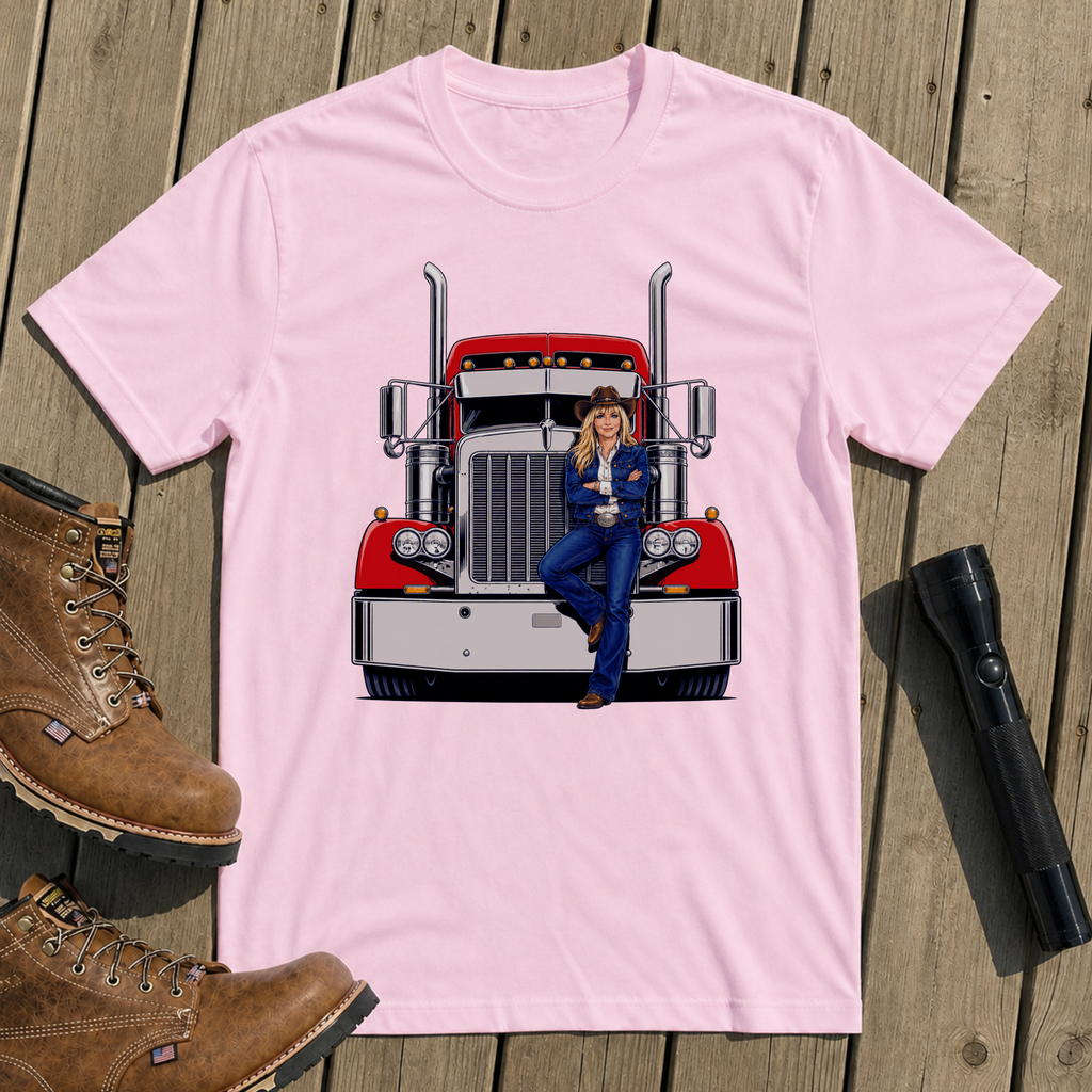 Red Rig Portrait T-Shirt