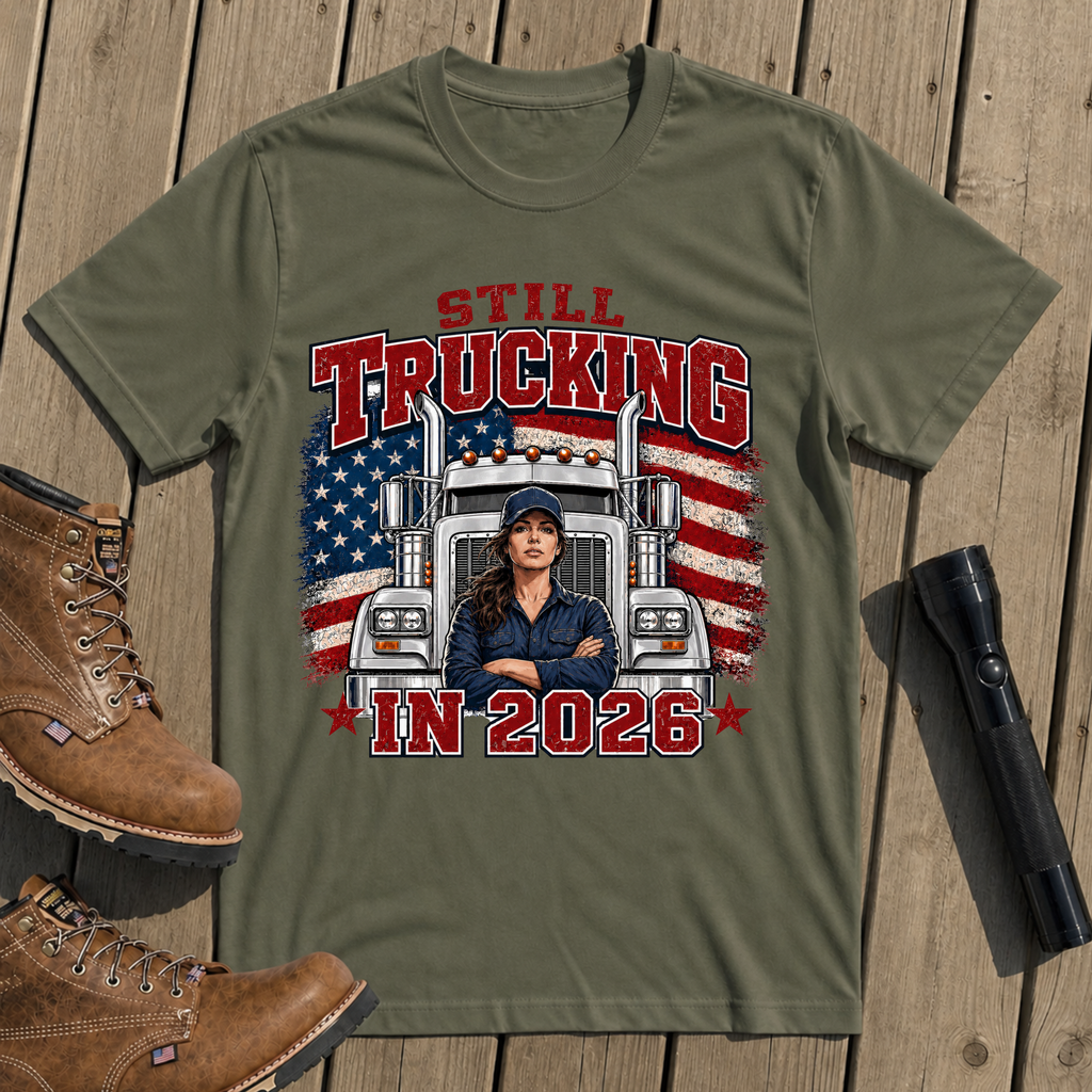 Still Trucking Silver Classic Portrait T-Shirt