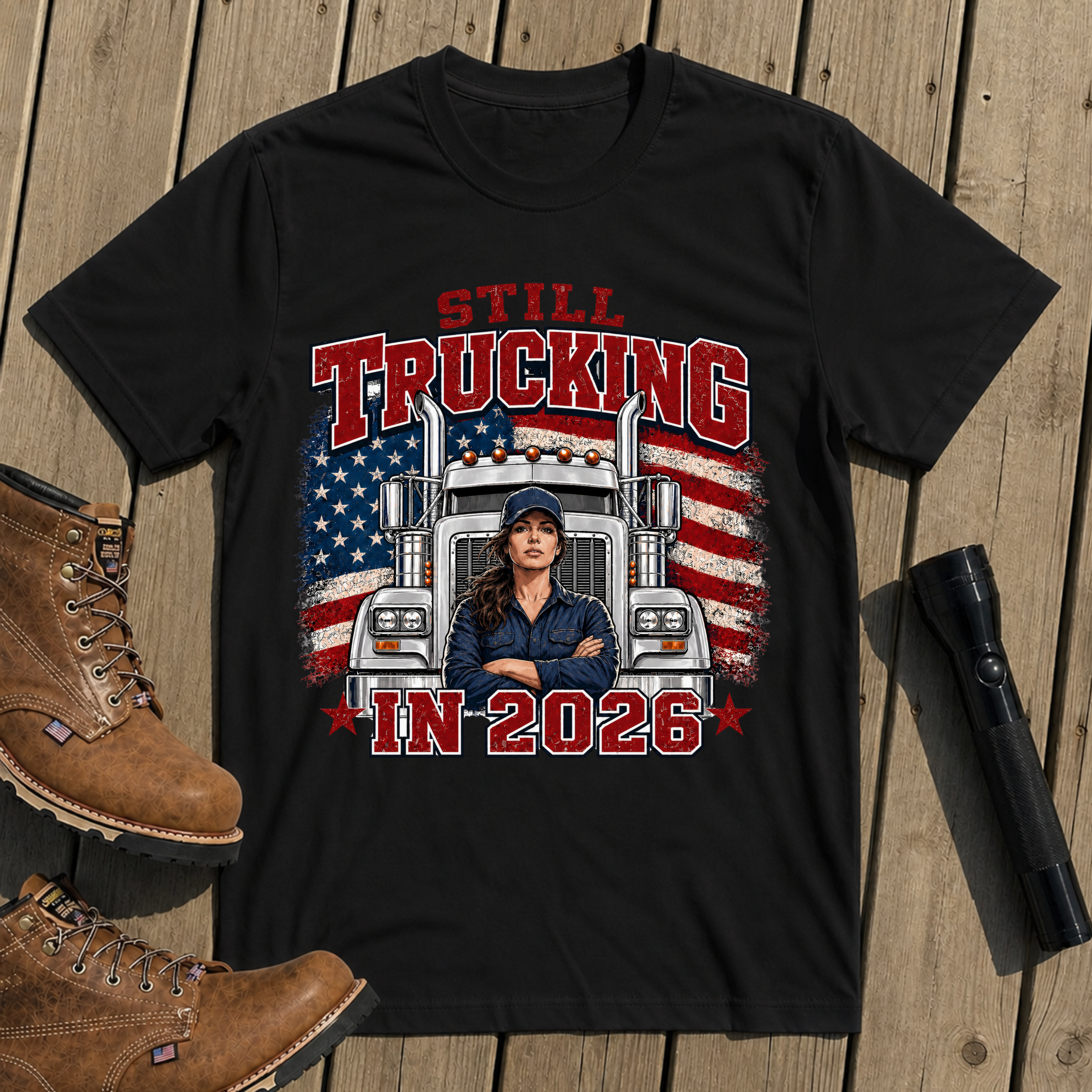 Still Trucking Silver Classic Portrait T-Shirt
