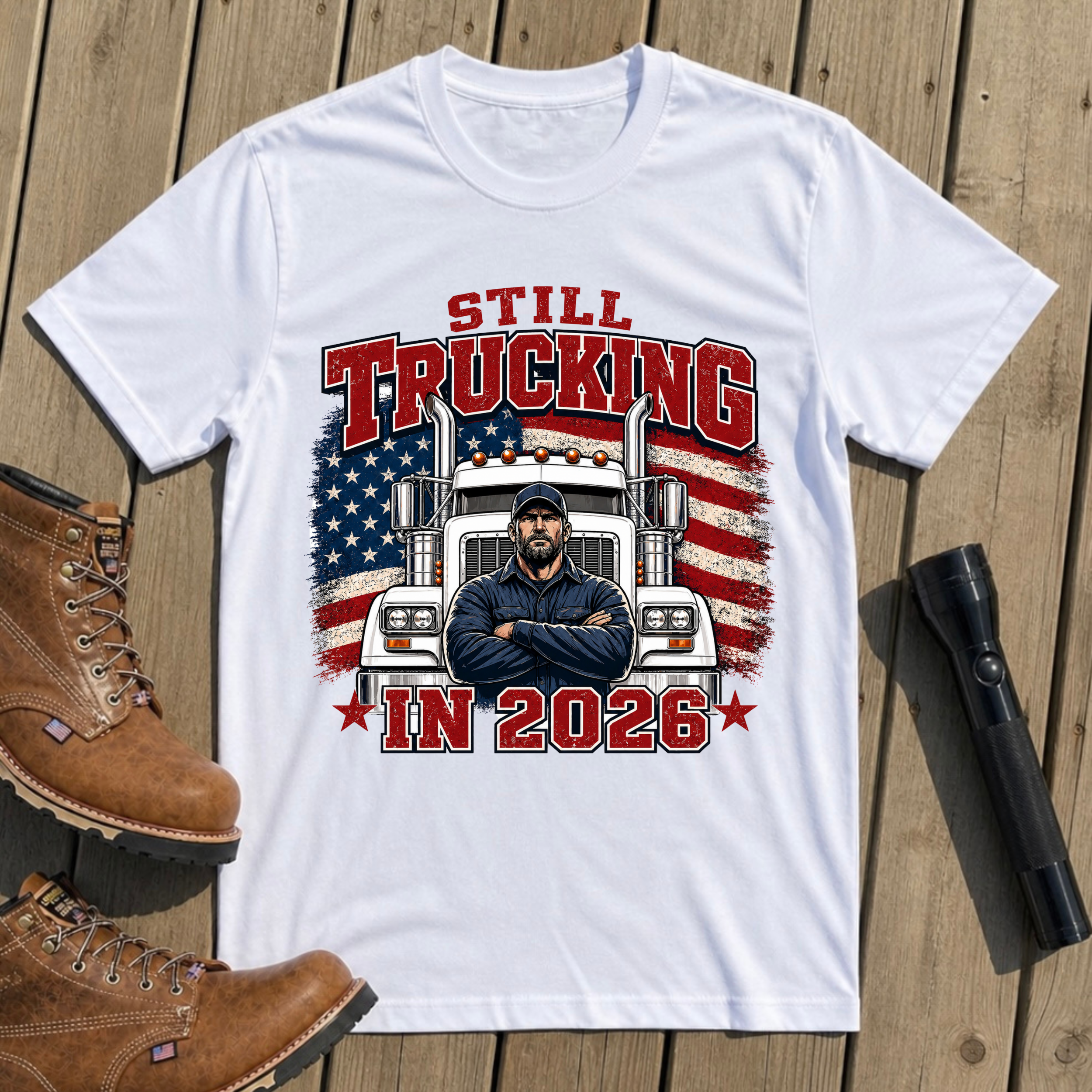 Still Trucking White Classic T-Shirt