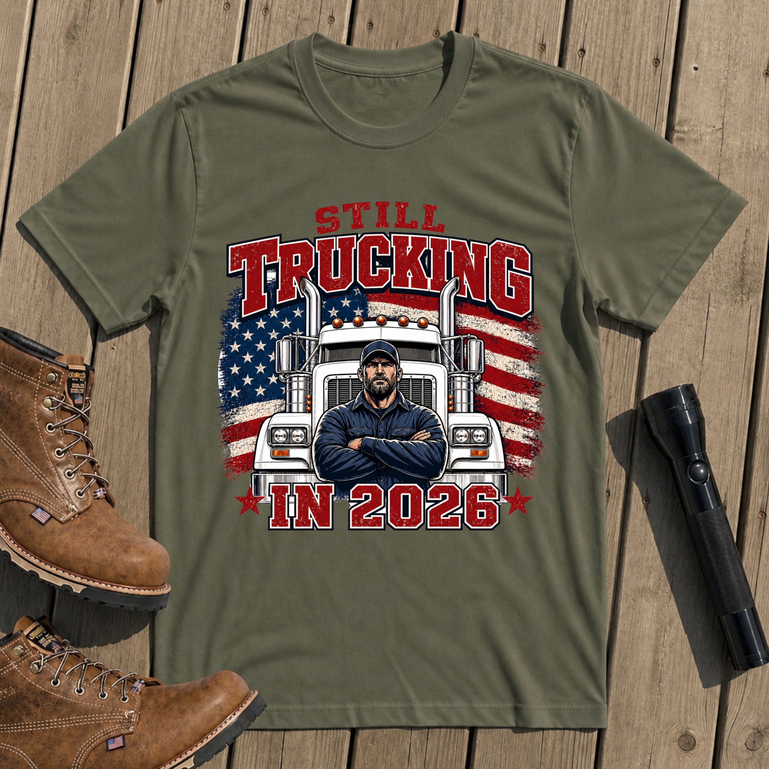 Still Trucking White Classic T-Shirt