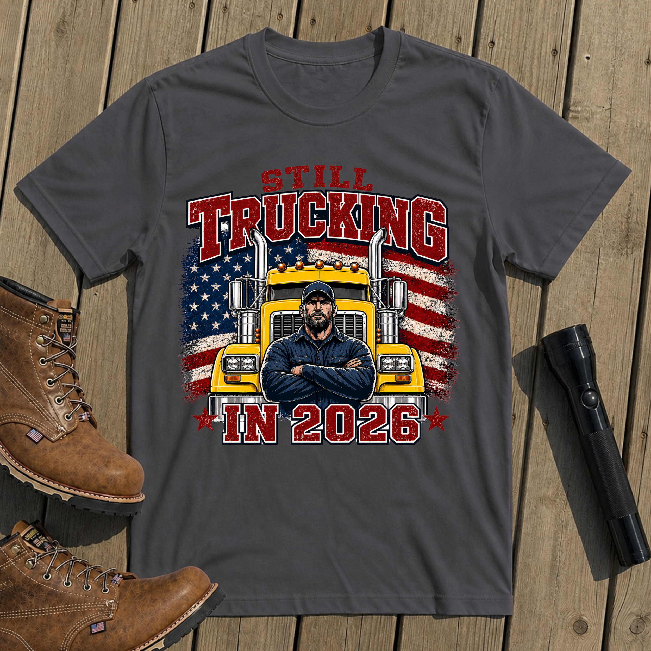 Still Trucking Yellow Classic T-Shirt