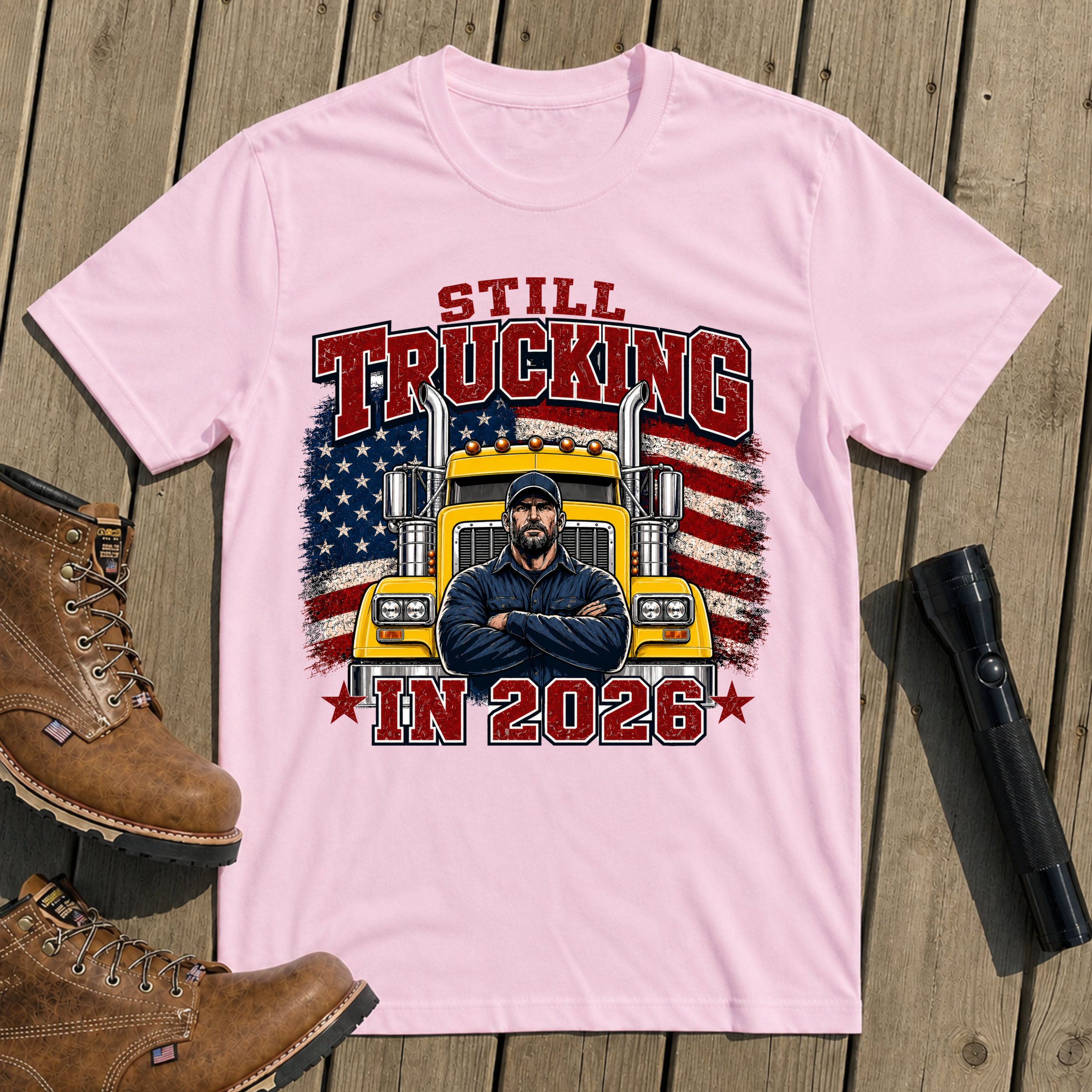 Still Trucking Yellow Classic T-Shirt