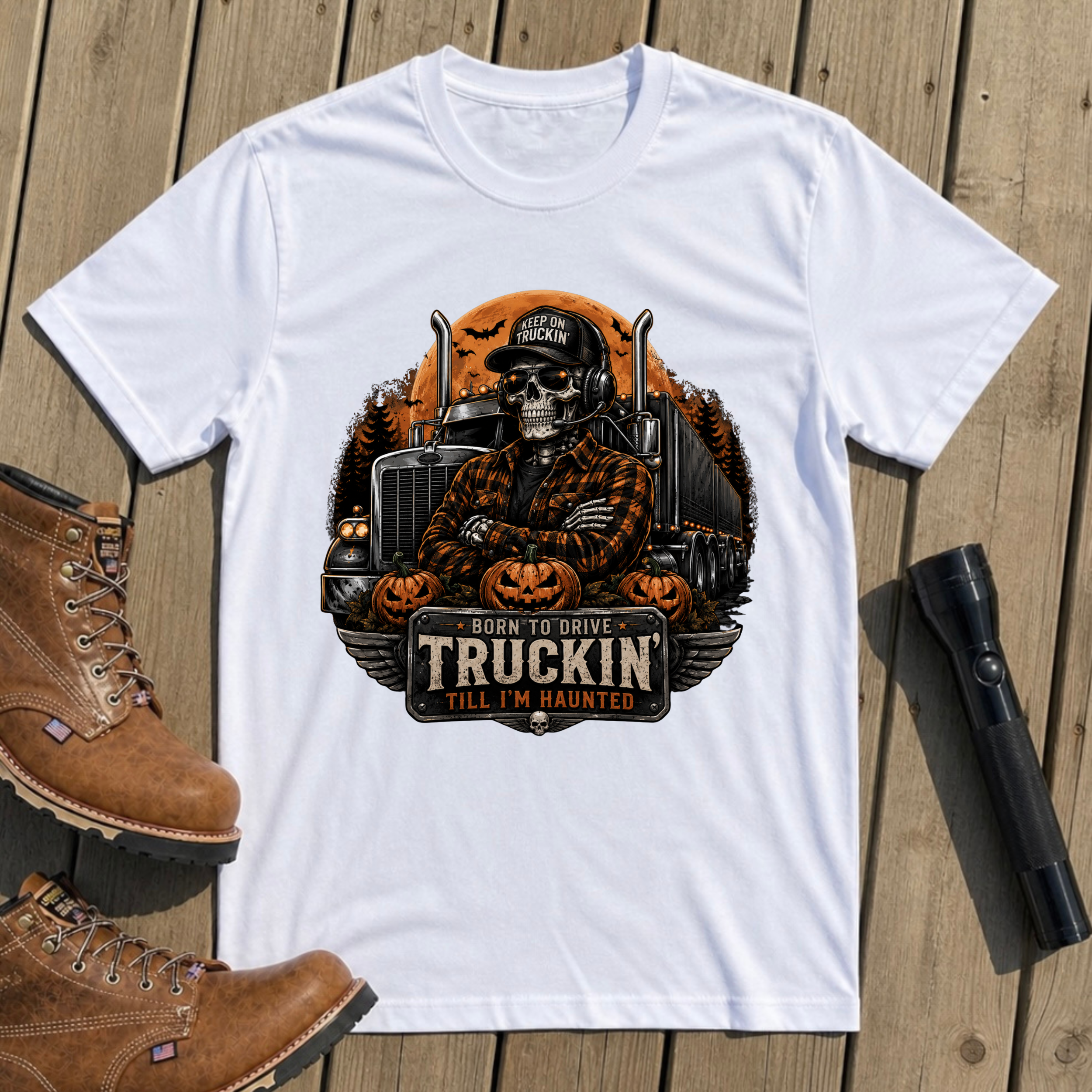 Truckin' Till I'm Haunted T-Shirt