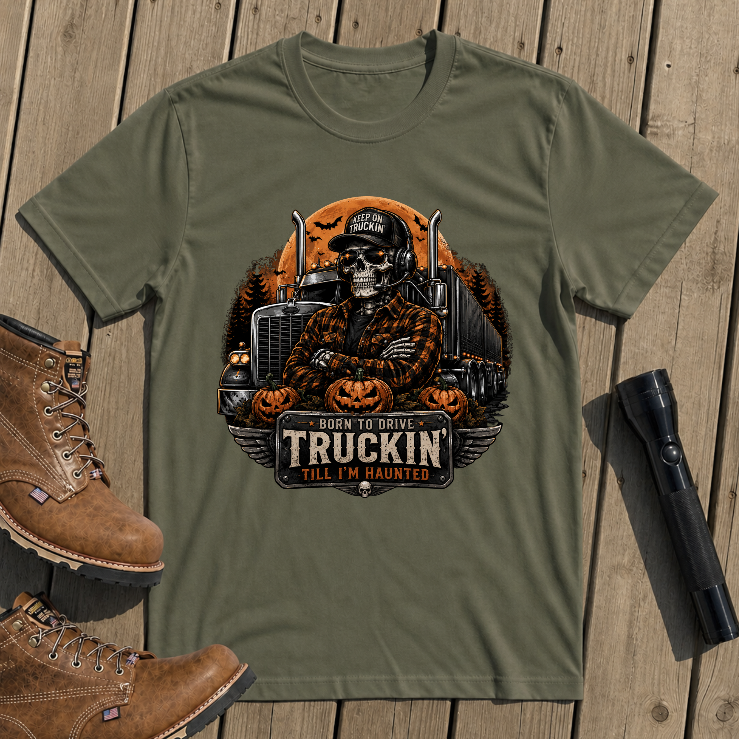 Truckin' Till I'm Haunted T-Shirt