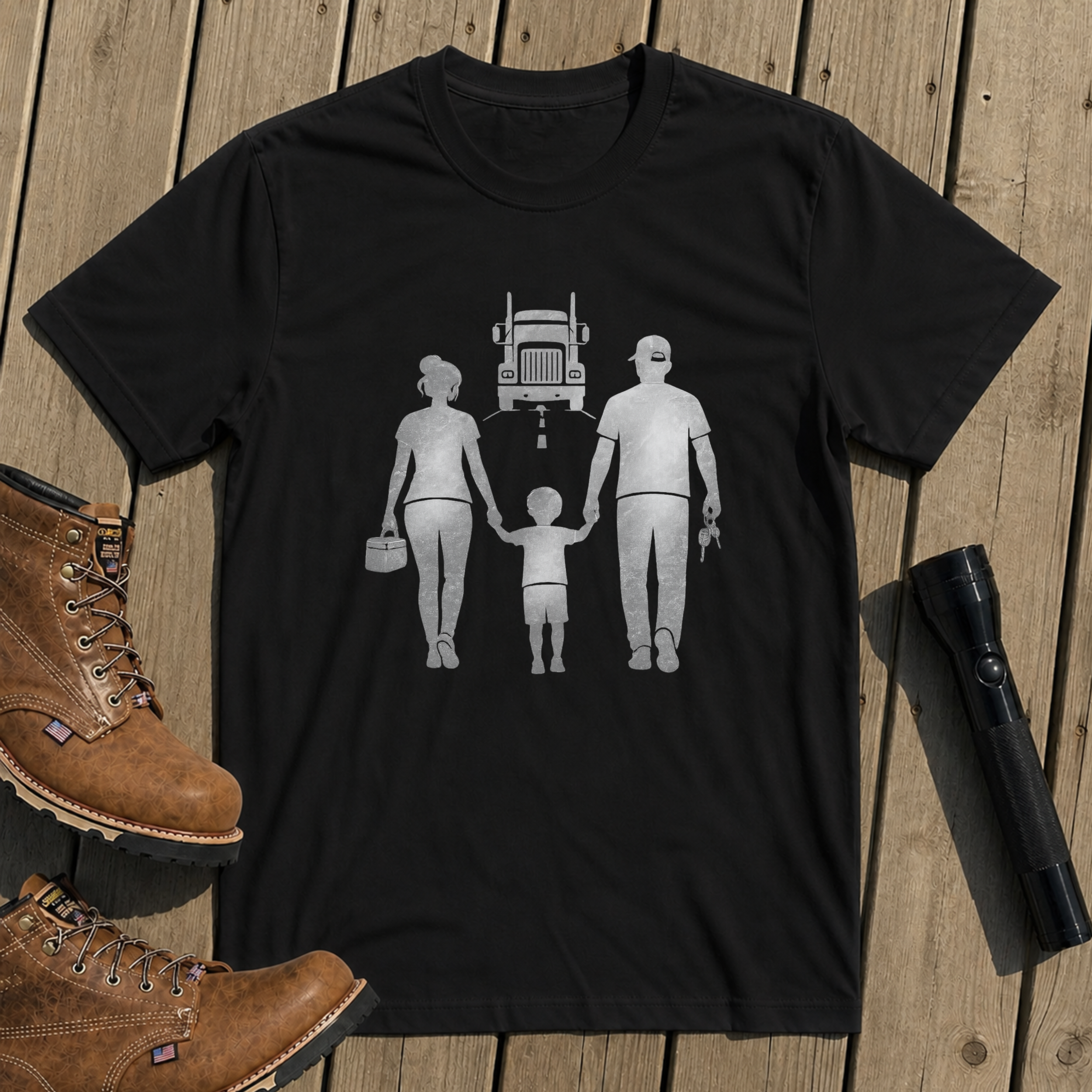 Proud Trucker Family T-Shirt