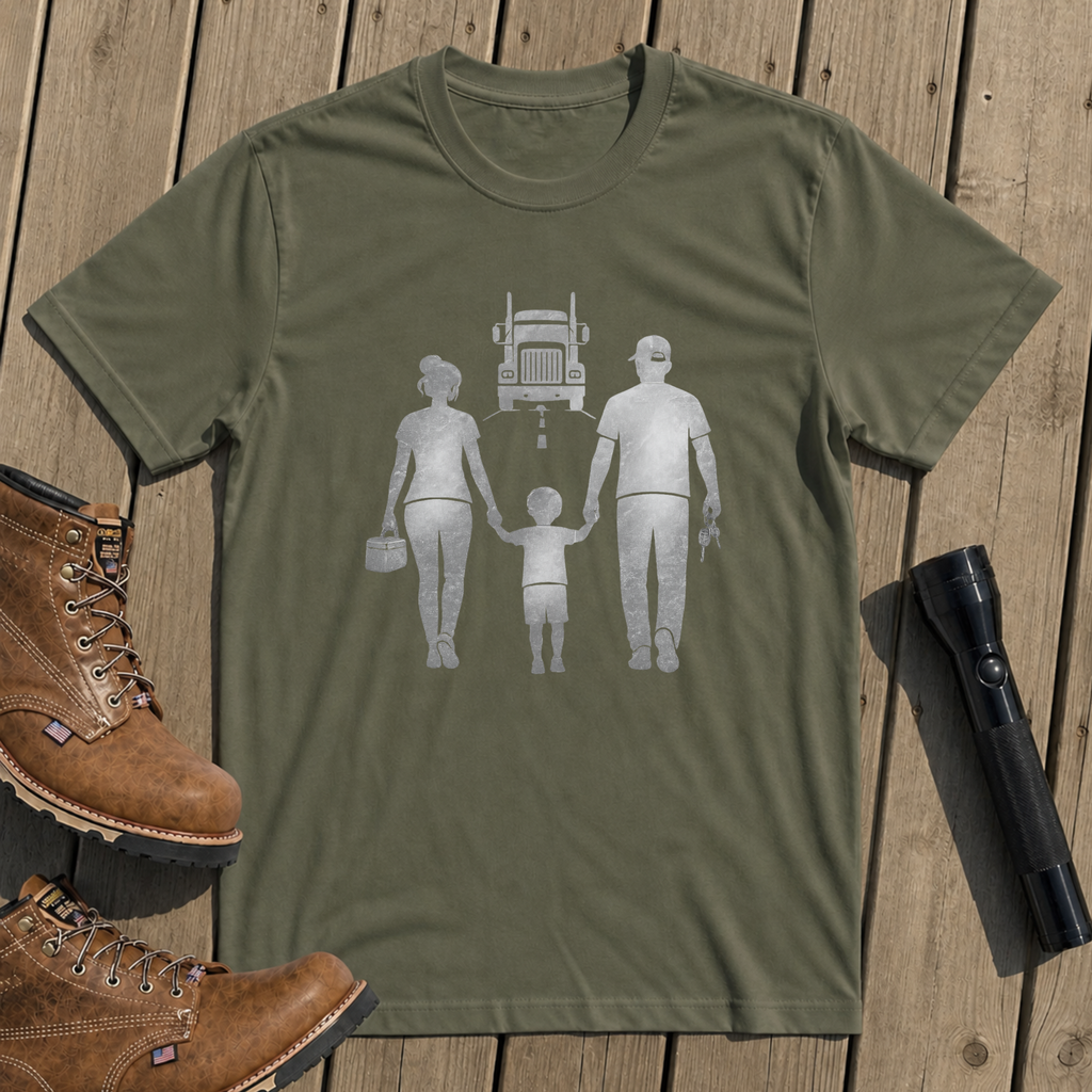 Proud Trucker Family T-Shirt