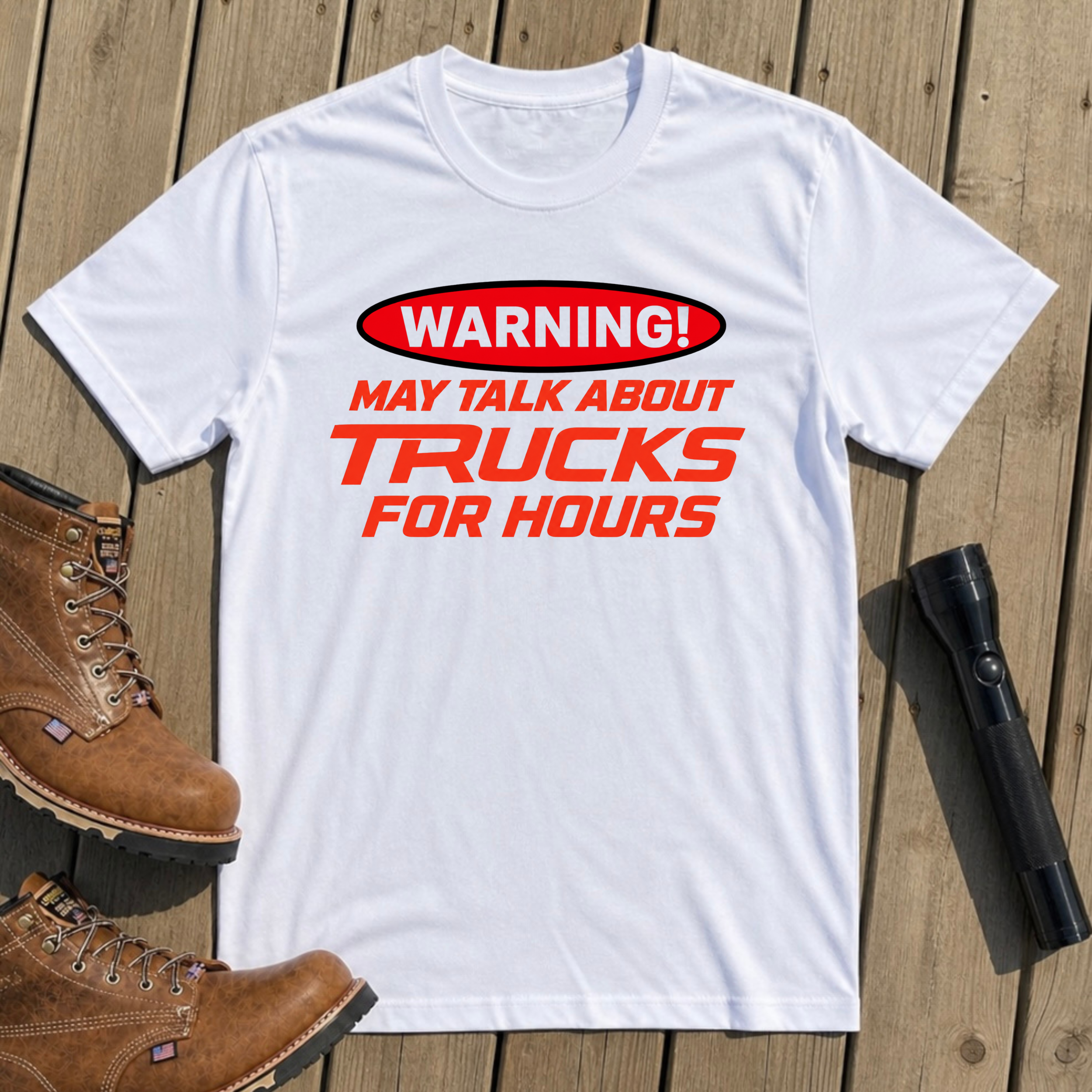 Truck Talk Warning T-Shirt