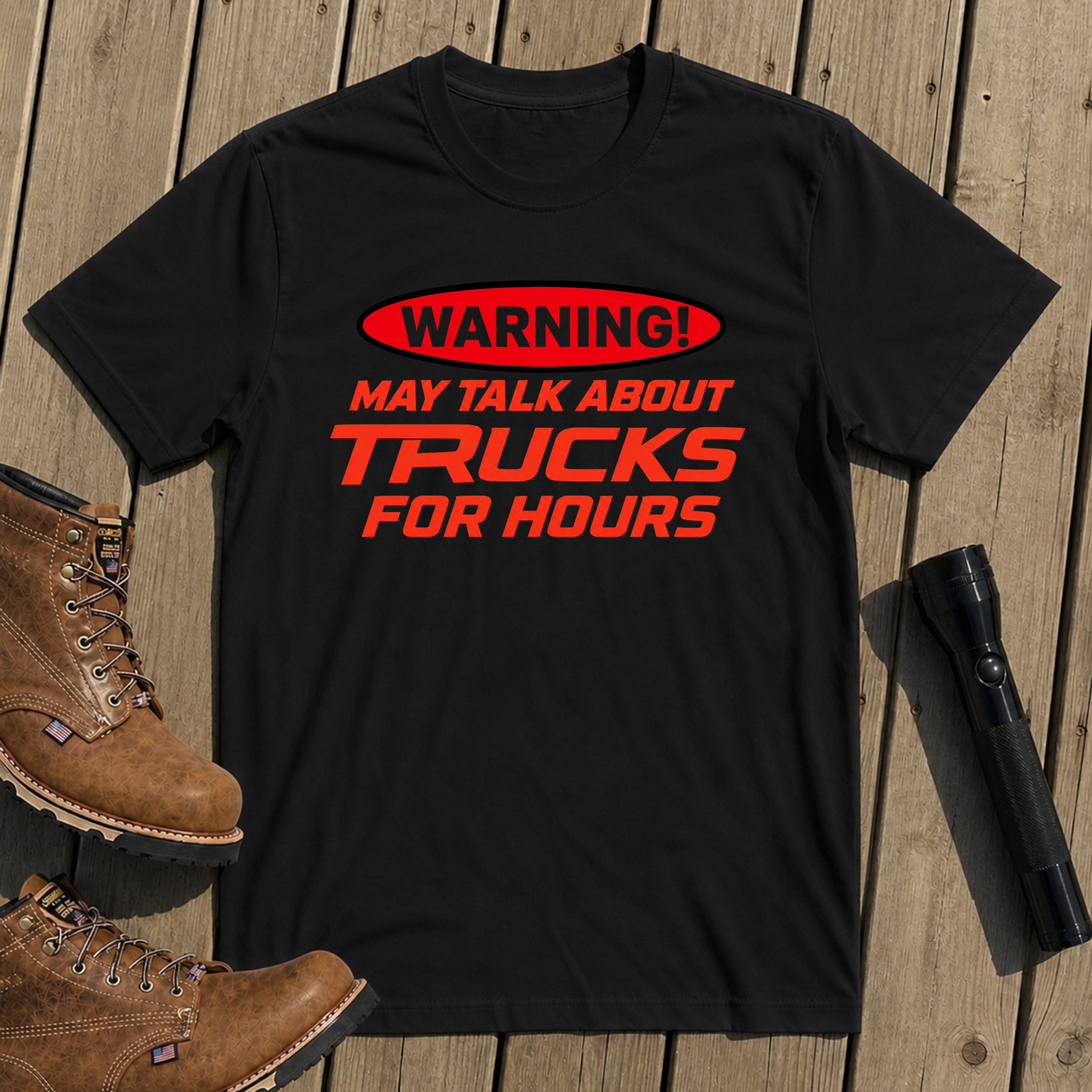 Truck Talk Warning T-Shirt