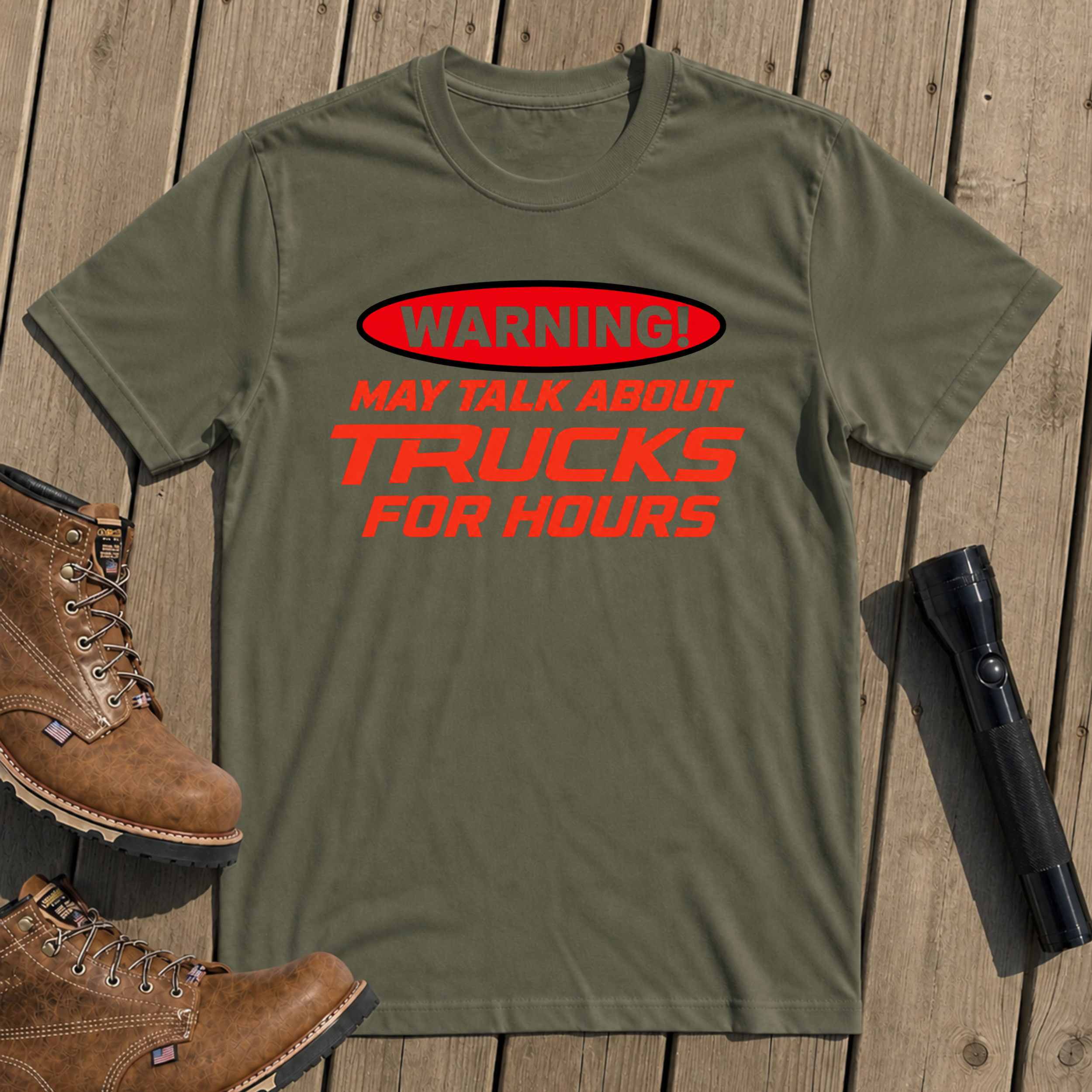 Truck Talk Warning T-Shirt