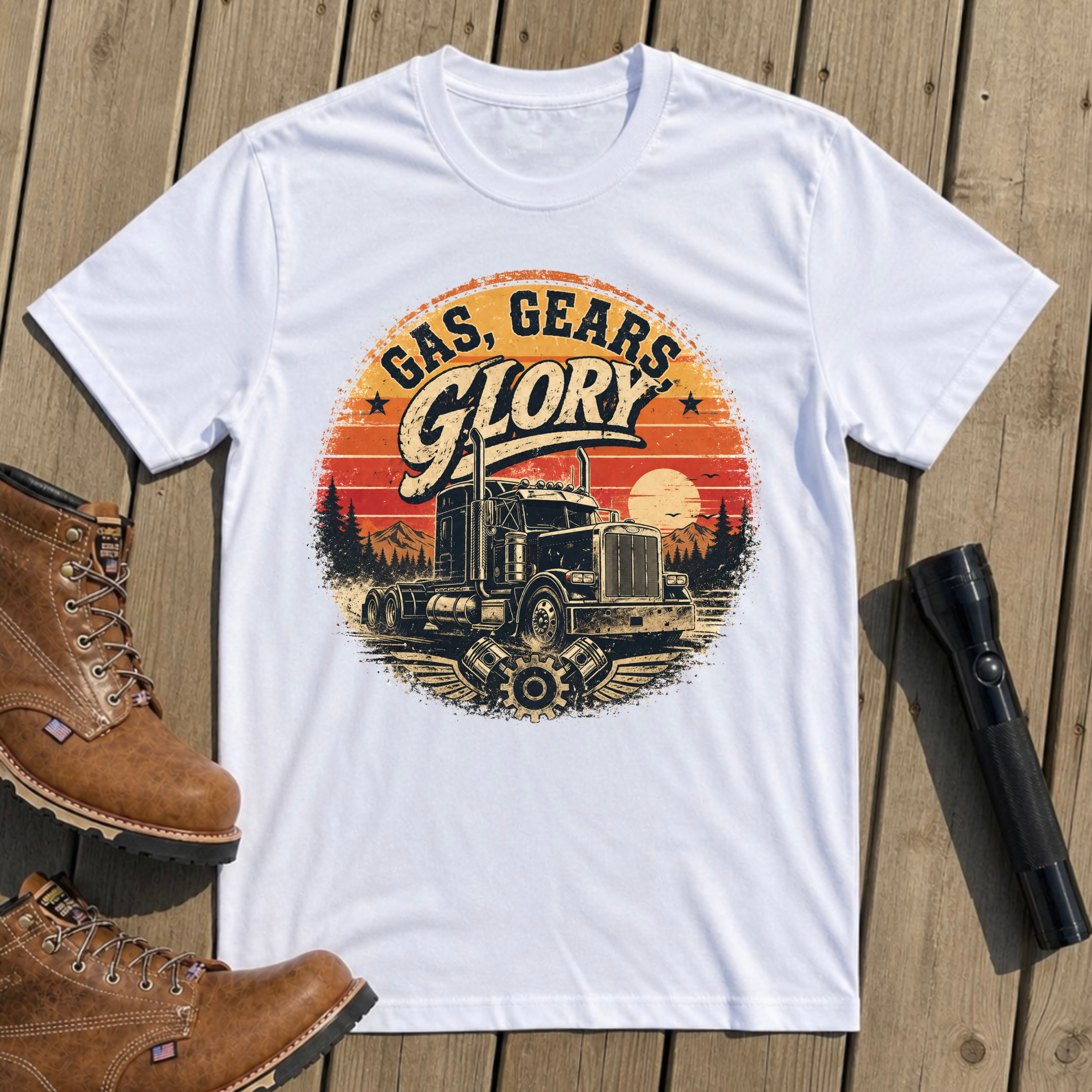Gas Gears Glory T-Shirt
