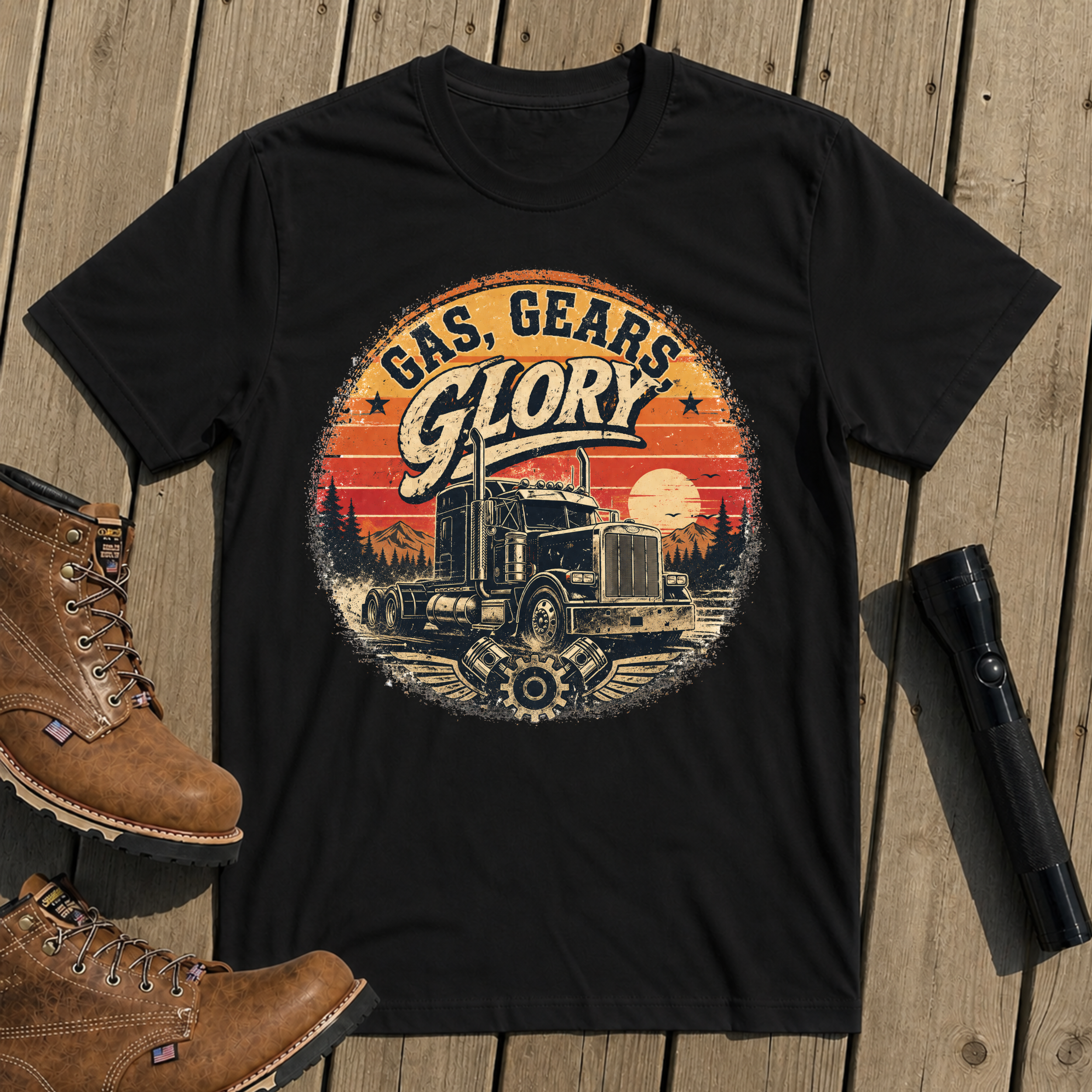 Gas Gears Glory T-Shirt