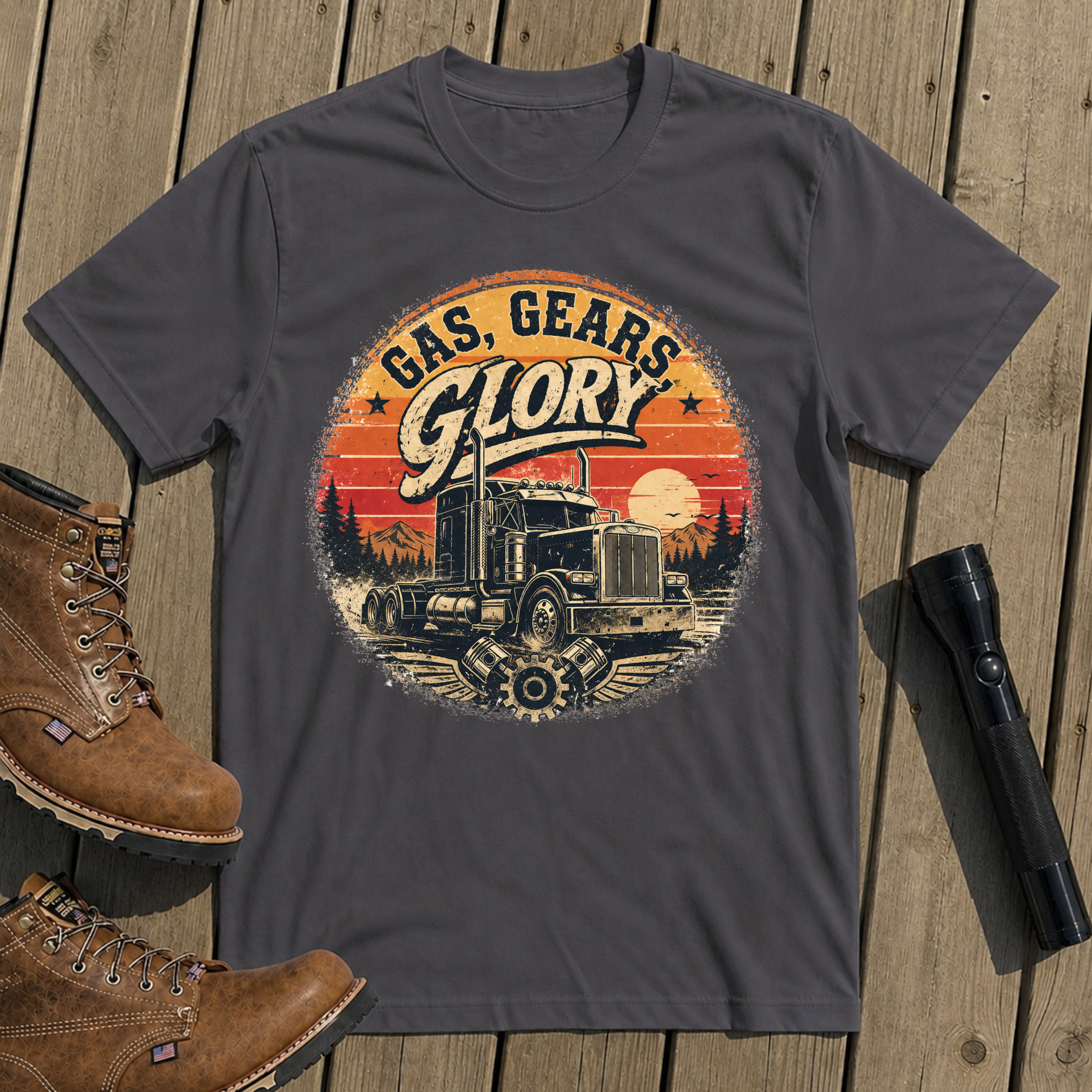 Gas Gears Glory T-Shirt