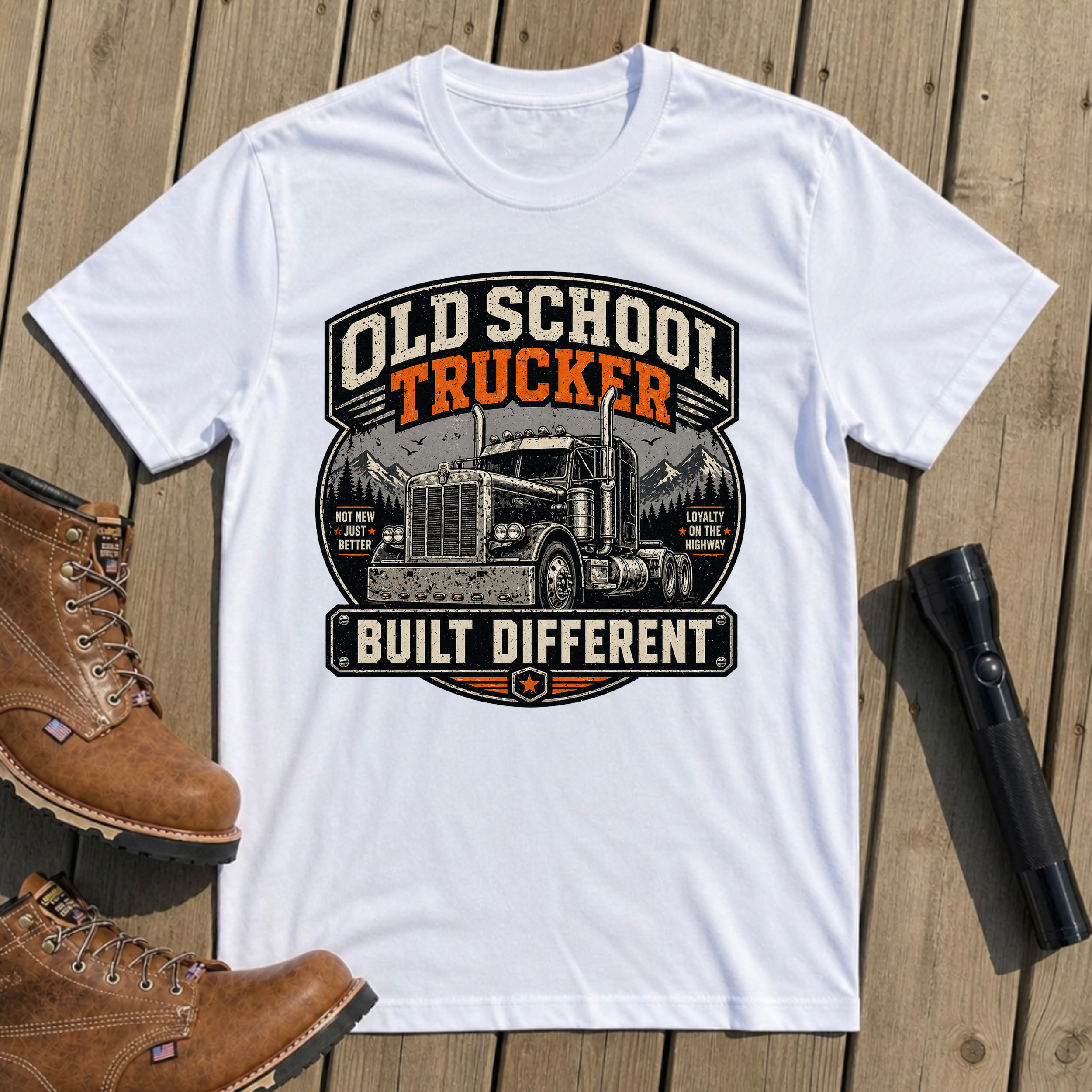 Old School Trucker T-Shirt