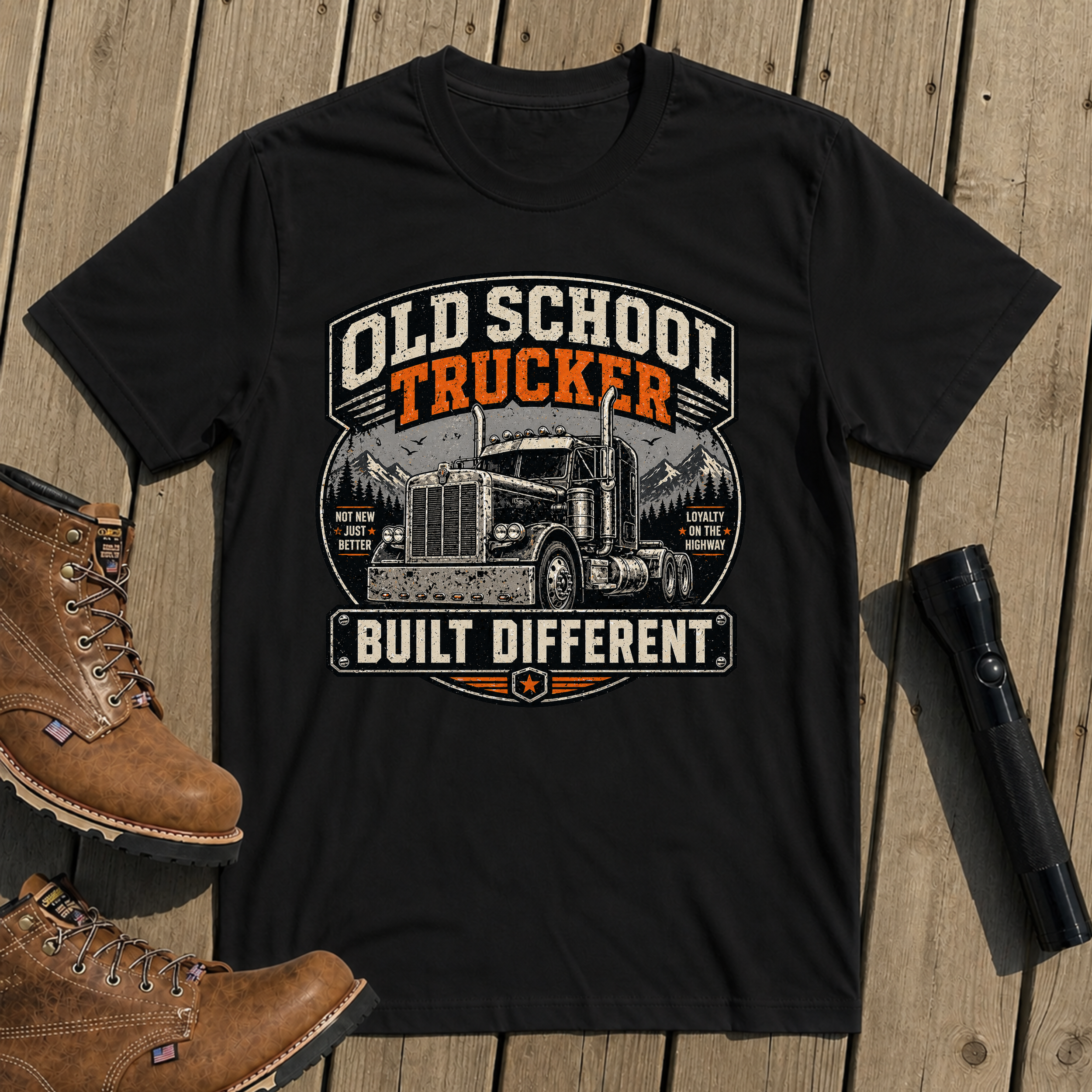 Old School Trucker T-Shirt