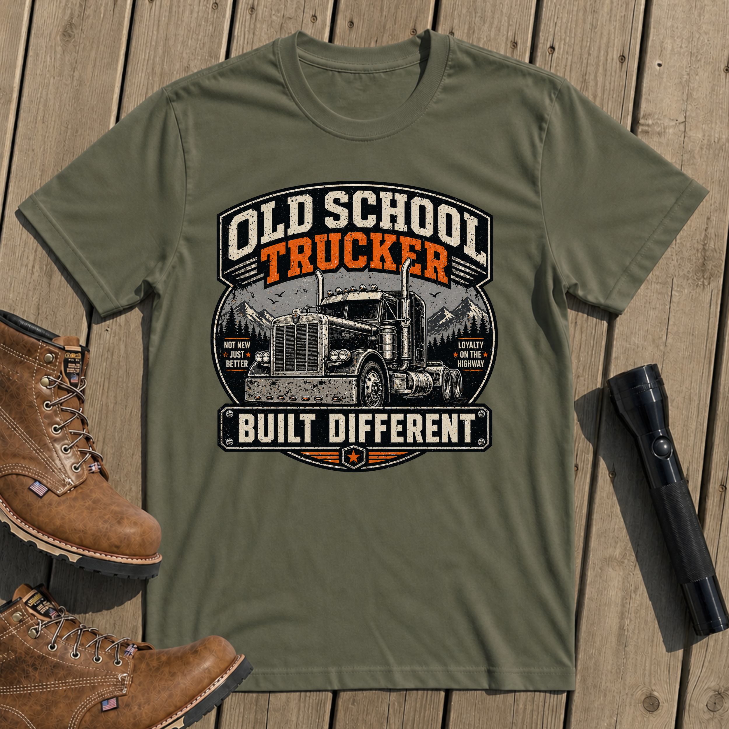 Old School Trucker T-Shirt