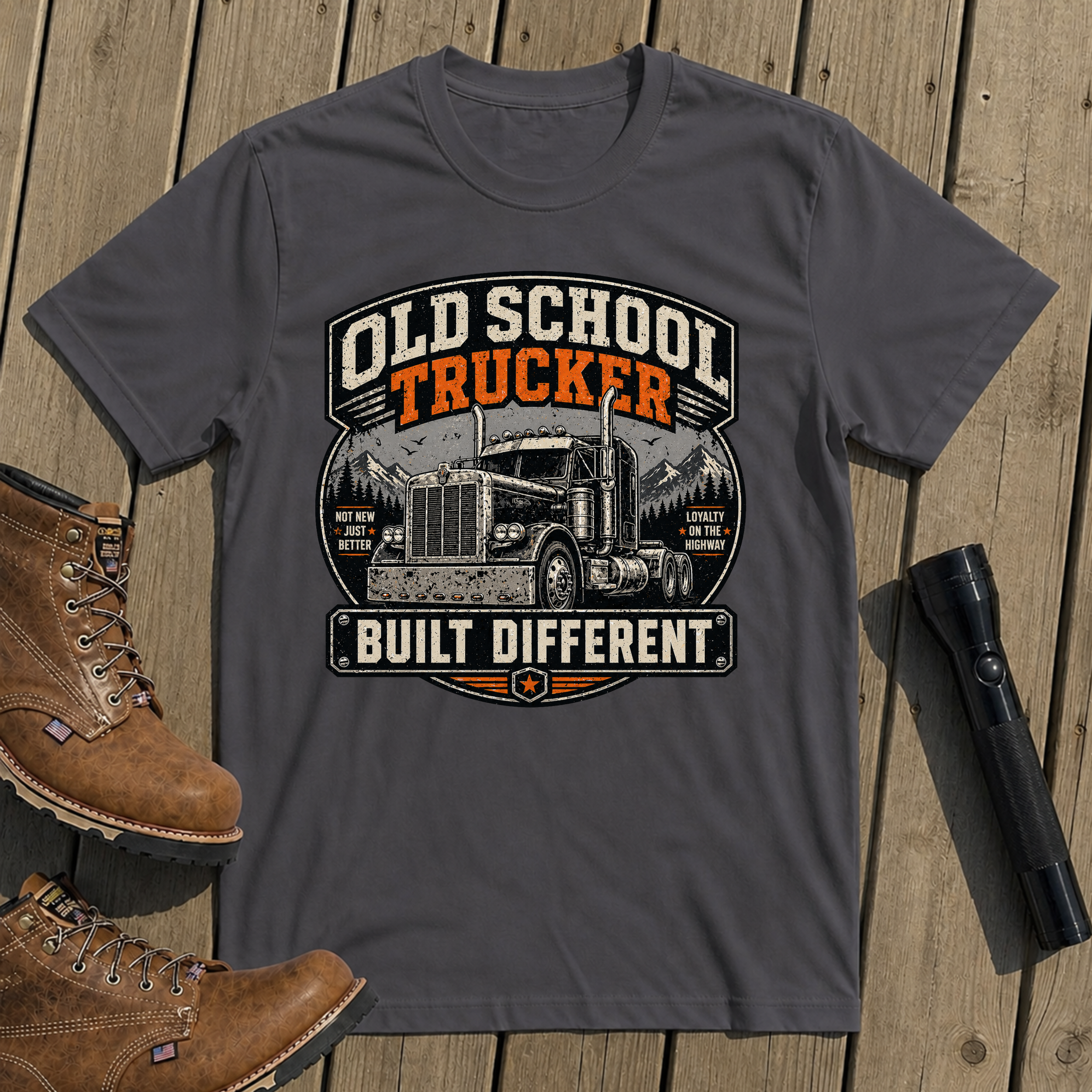 Old School Trucker T-Shirt
