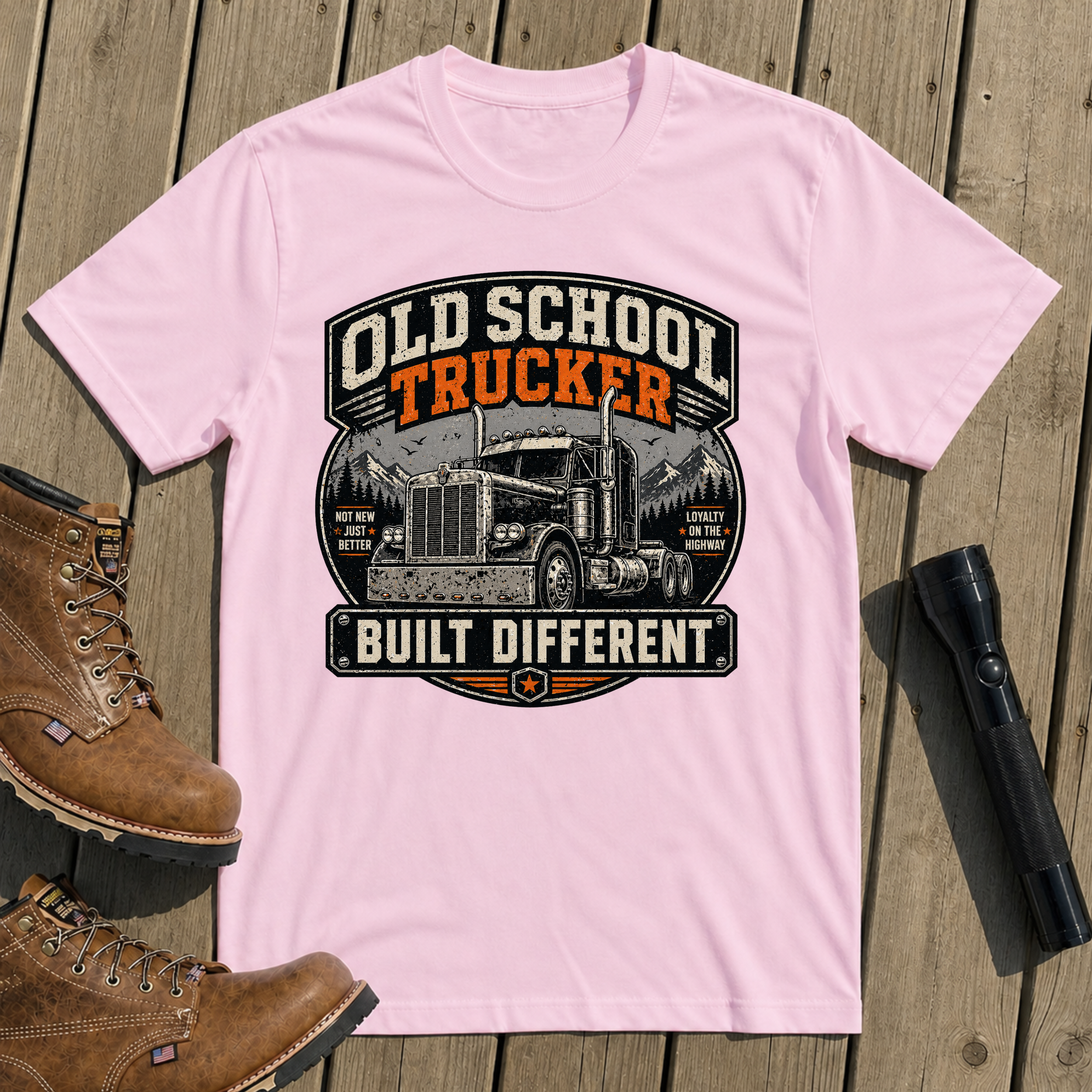 Old School Trucker T-Shirt