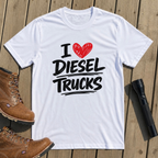 I Love Diesel Trucks T-Shirt