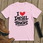 I Love Diesel Trucks T-Shirt
