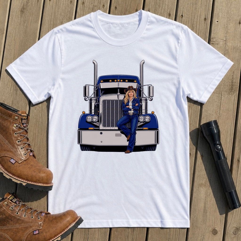 Blue Rig Portrait T-Shirt
