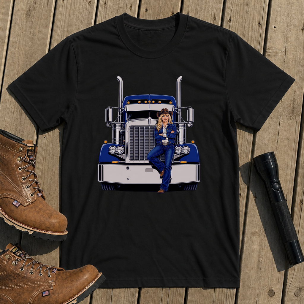 Blue Rig Portrait T-Shirt