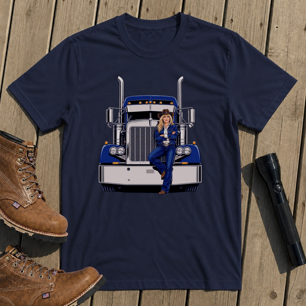 Blue Rig Portrait T-Shirt